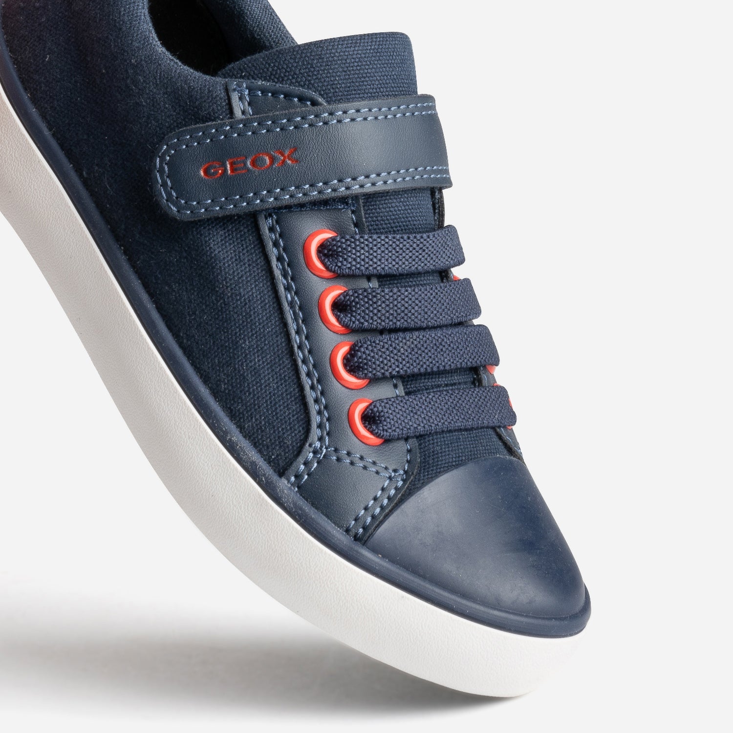 Tennis GEOX marine details rouges Baskets tennis Enfant ERAM