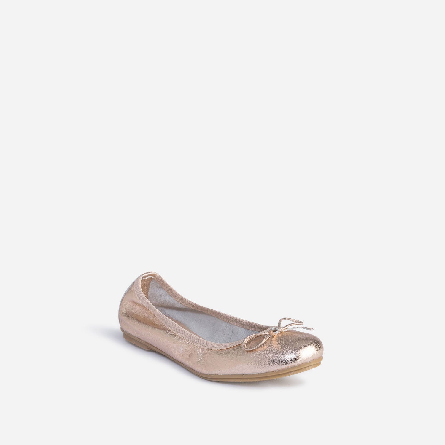 Ballerine BUGGY rose cuivre en cuir Ballerines Enfant ERAM