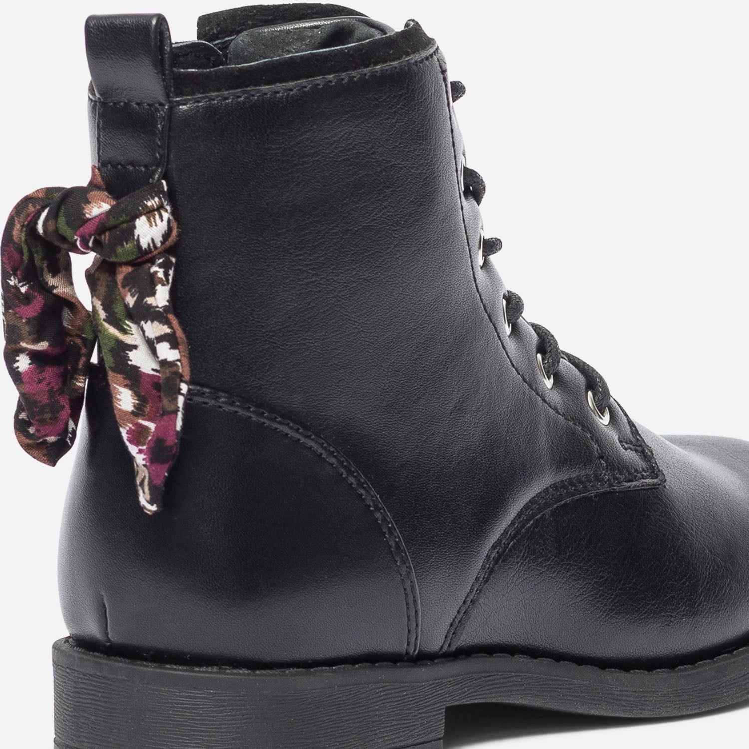 Bottine noire avec n ud Boots Enfant ERAM
