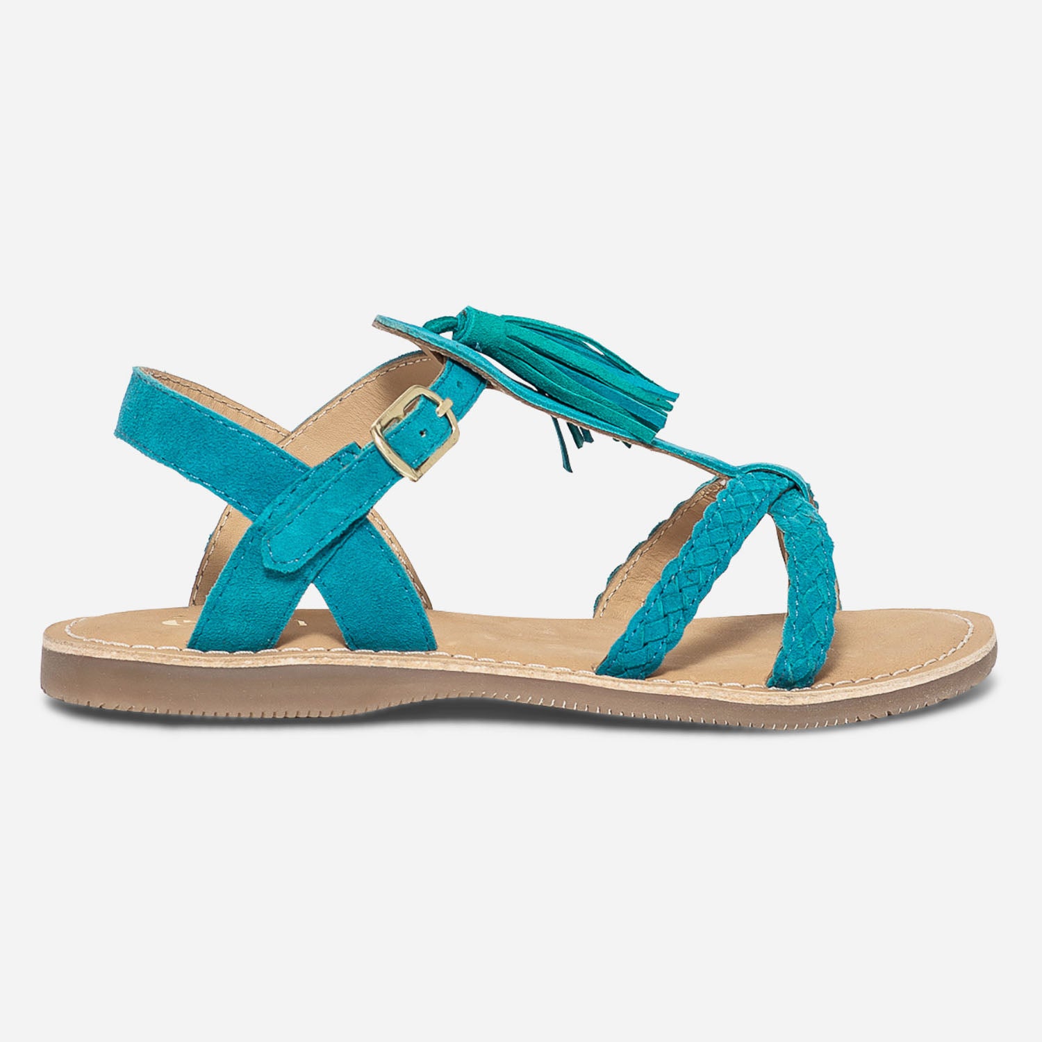 Sandales bleu turquoise top