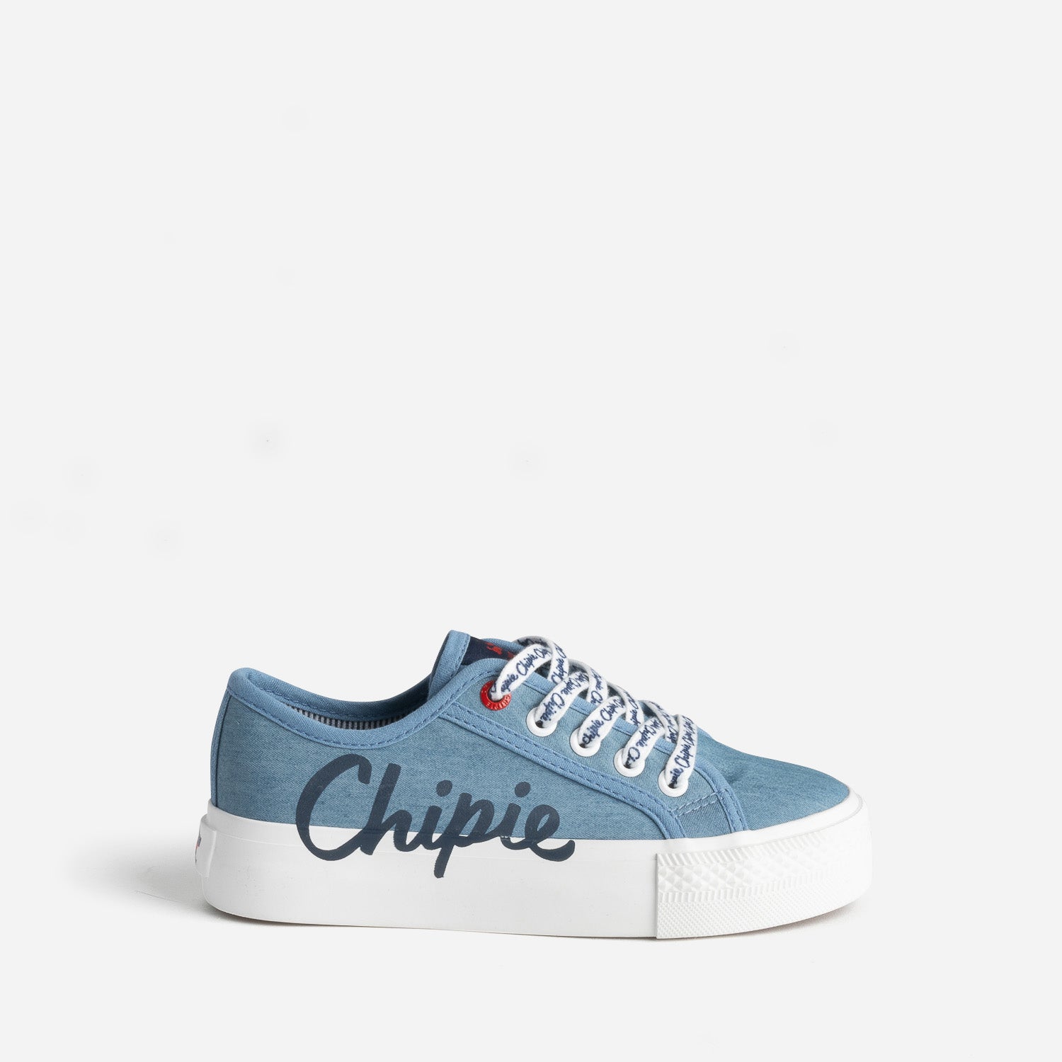 Tennis CHIPIE bleue en toile a plateforme Baskets Enfant ERAM