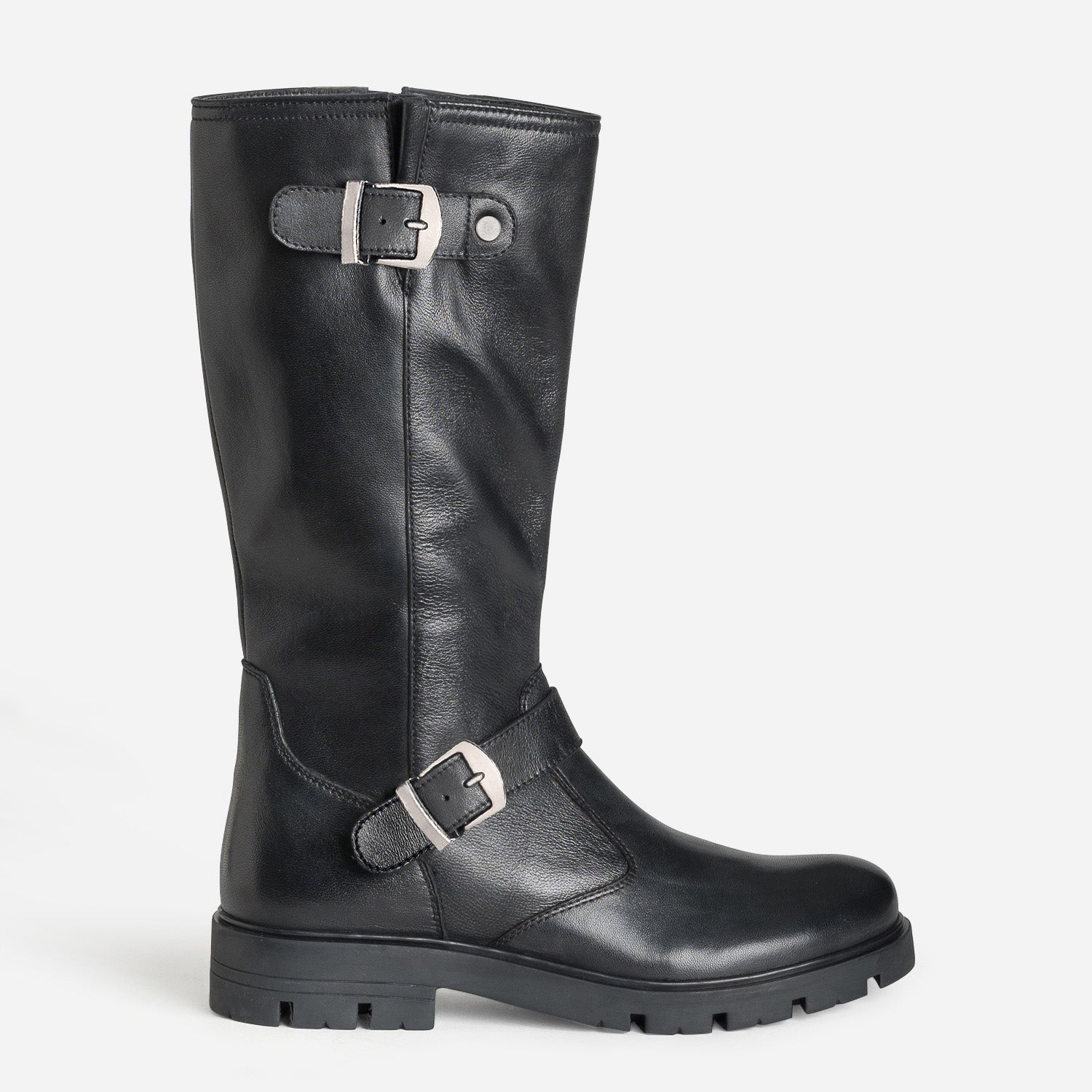 Botte camarguaise noire en cuir Bottes Femme ERAM