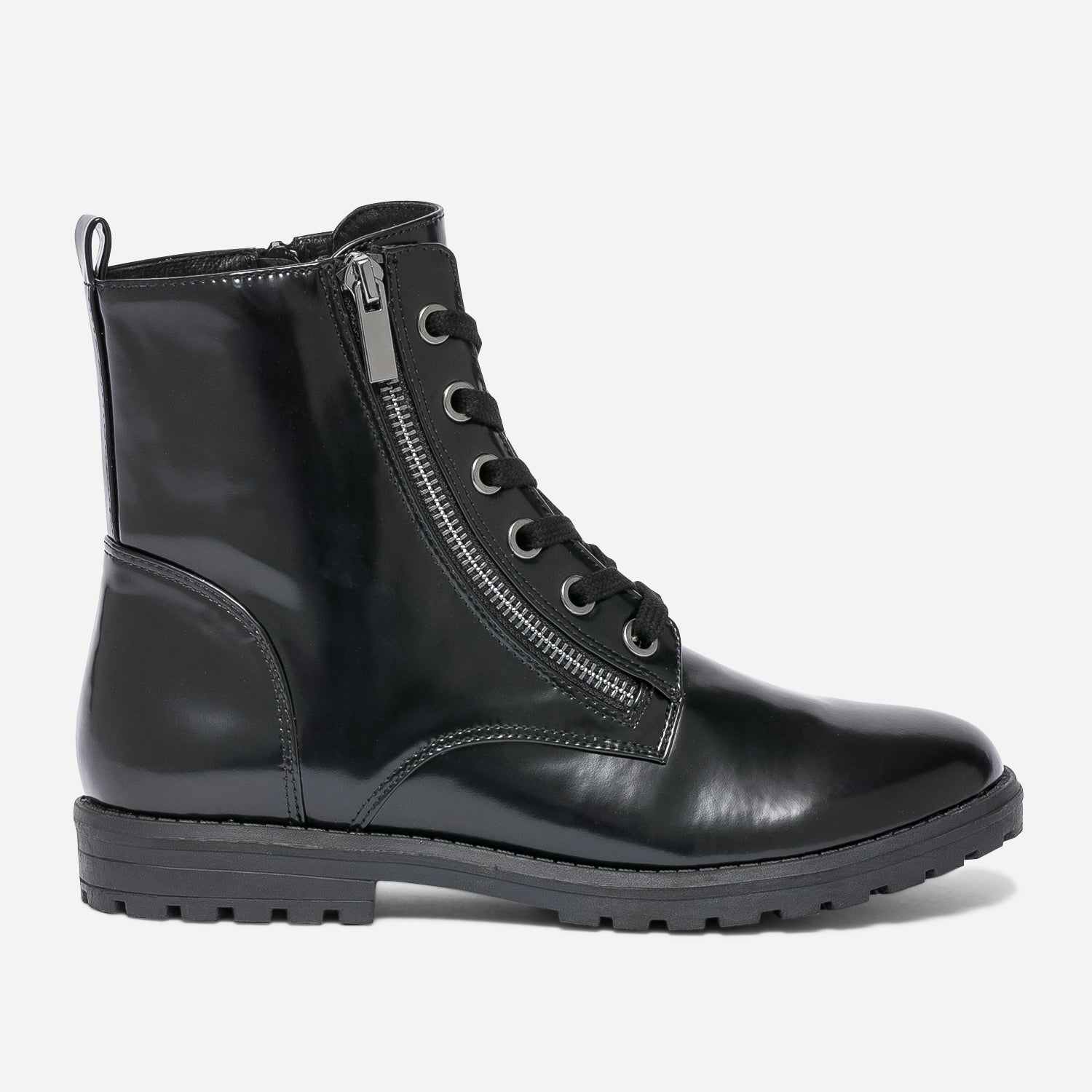 Bottine noire zip Boots Enfant ERAM
