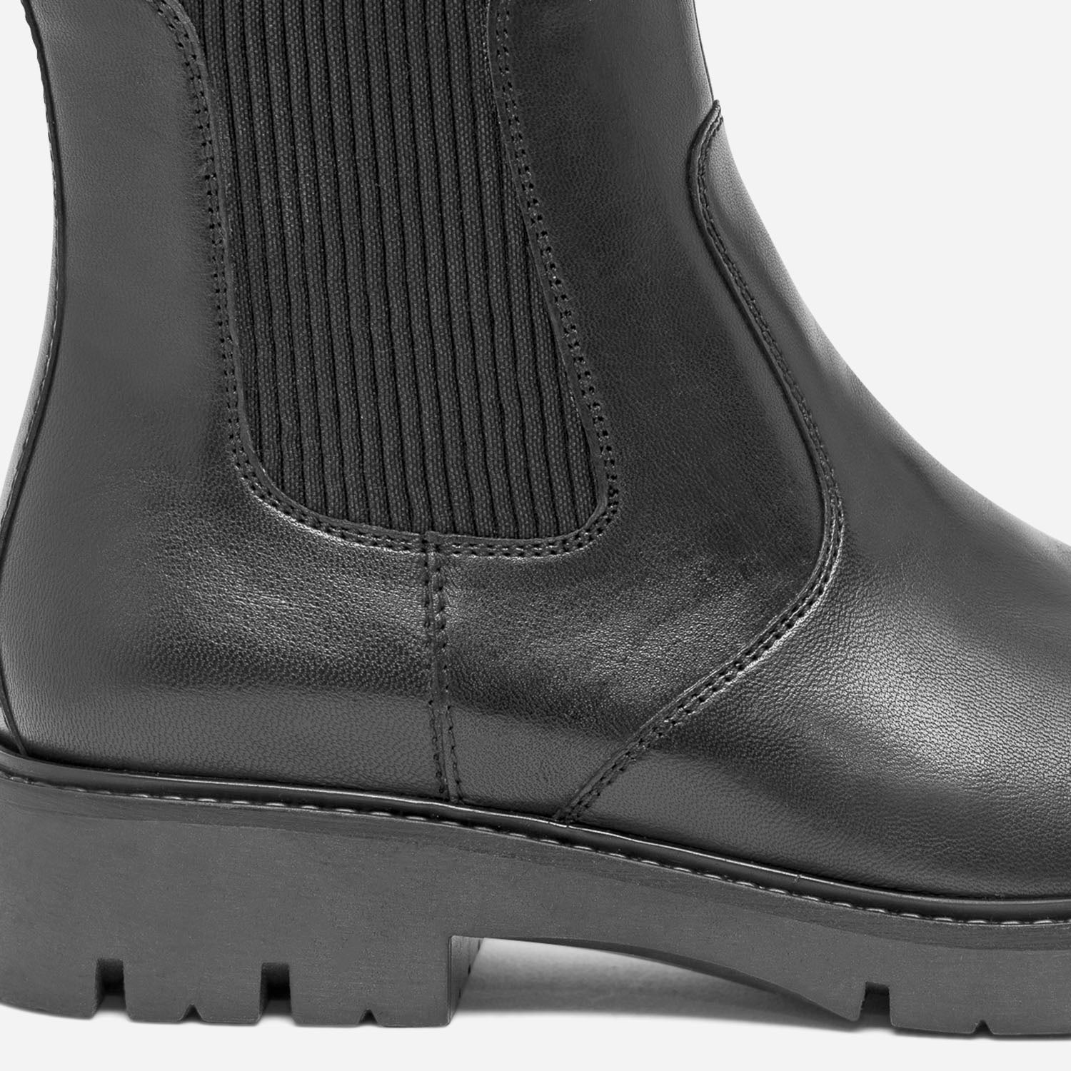 Boots chaussette noir eco concu en cuir Boots Enfant ERAM