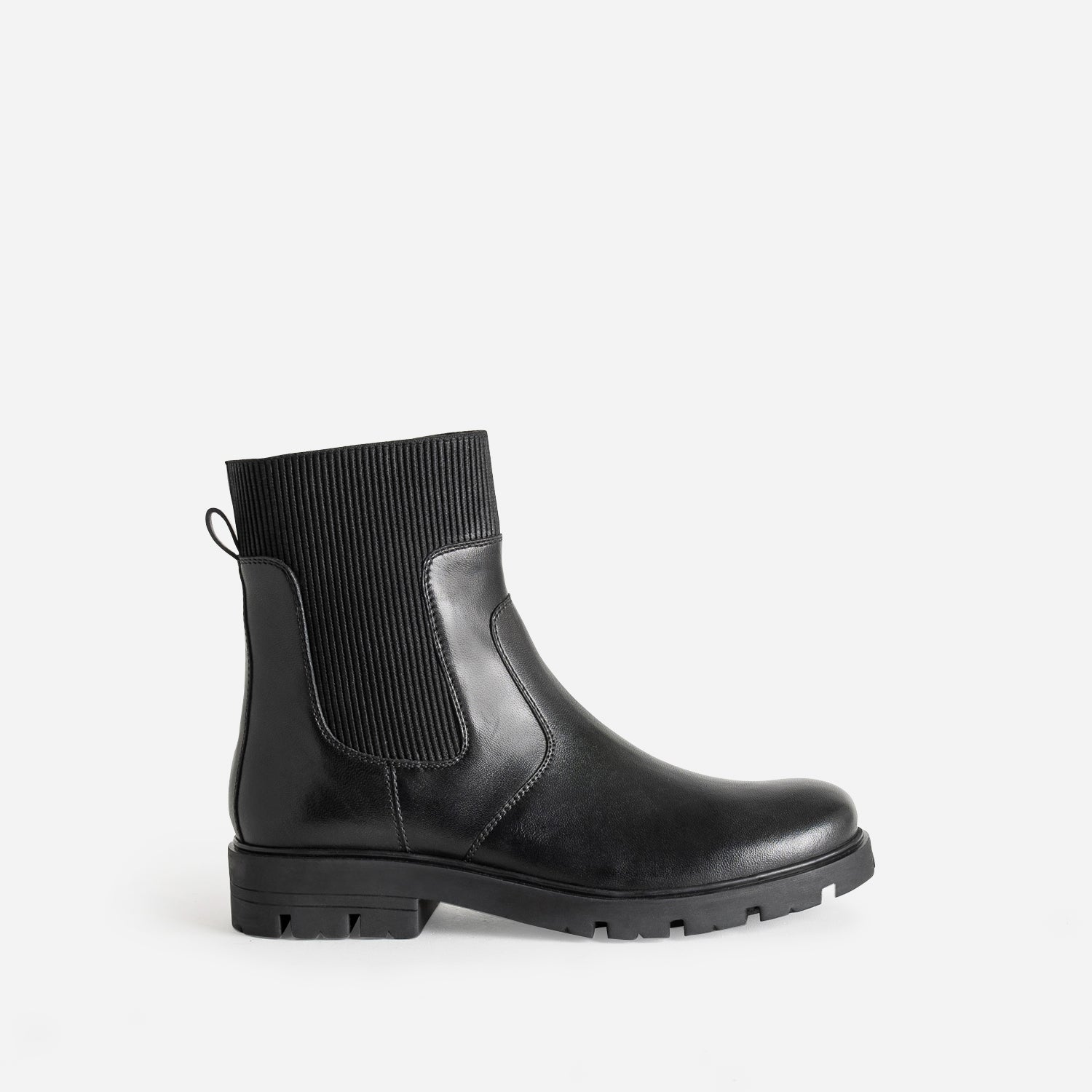 Boots BUGGY noir en cuir Boots Enfant ERAM