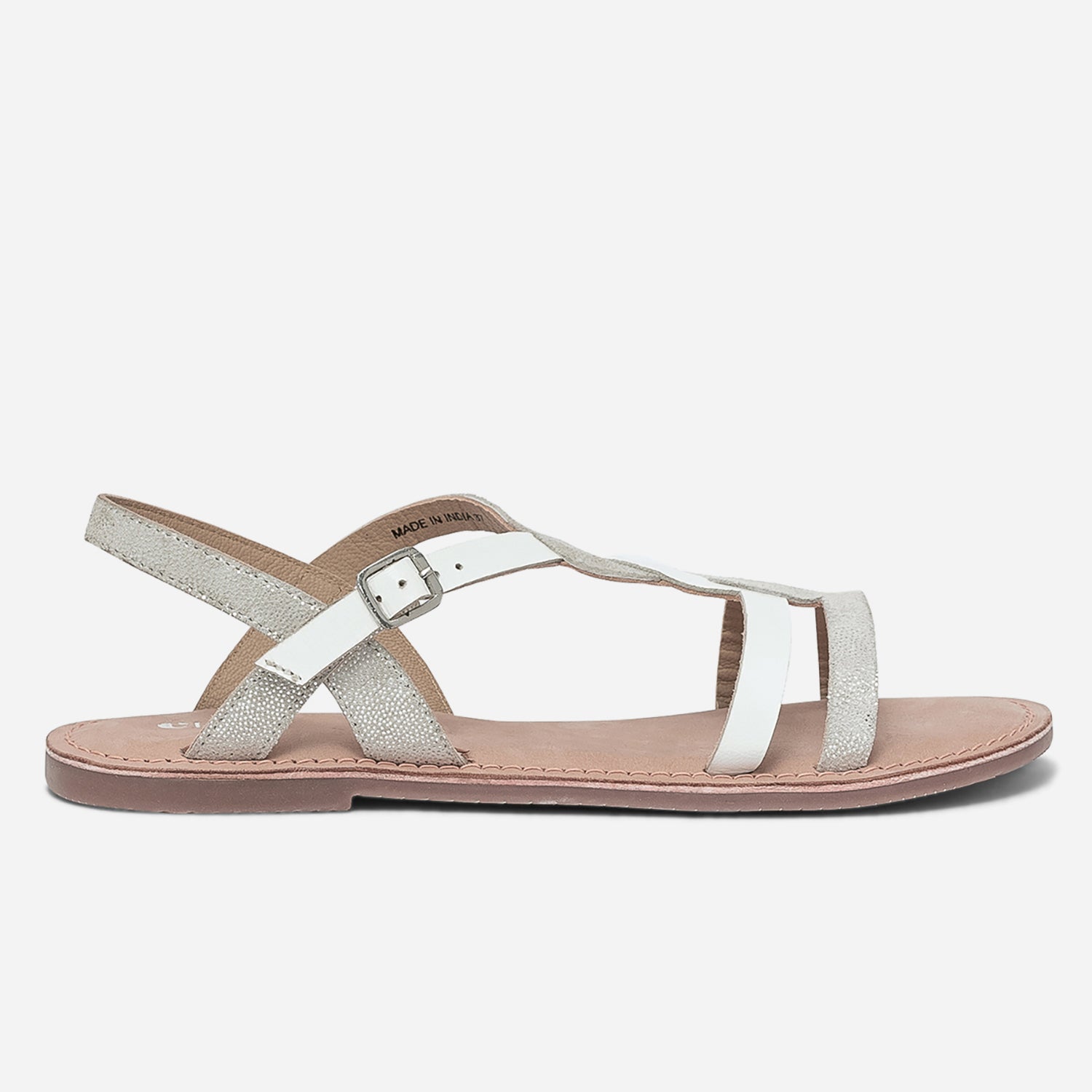 Sandales 2025 blanches cuir