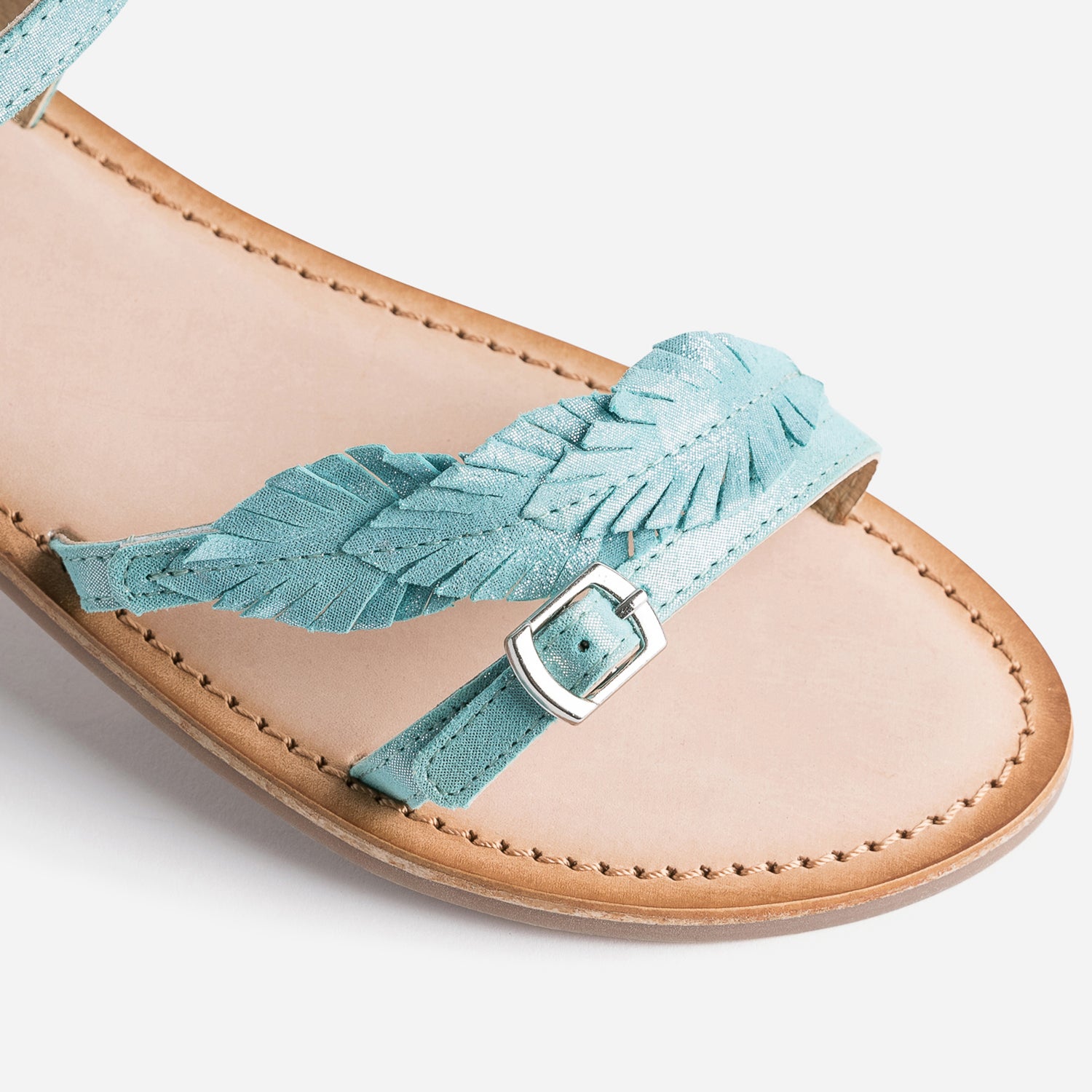 Sandales avec plumes cheap