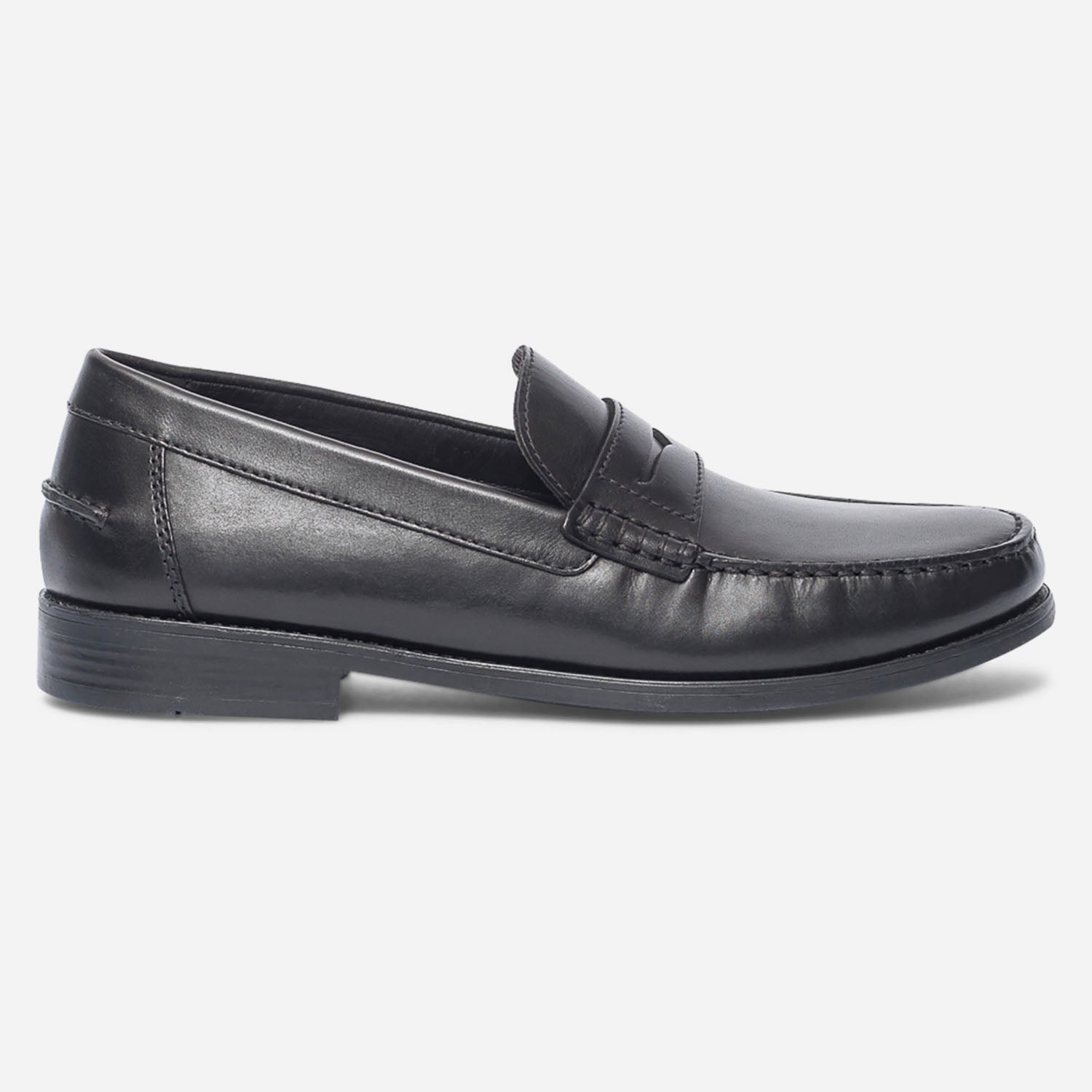 Mocassin GEOX noir en cuir Mocassins Homme ERAM