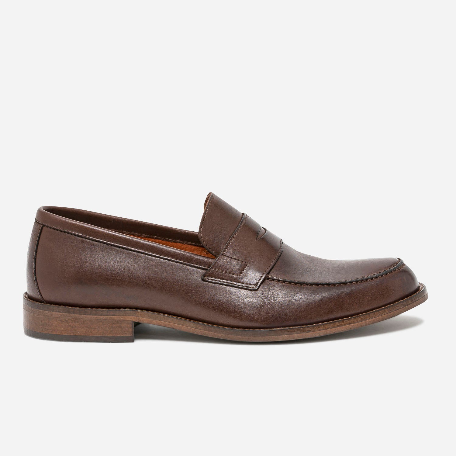 Mocassin marron homme clearance
