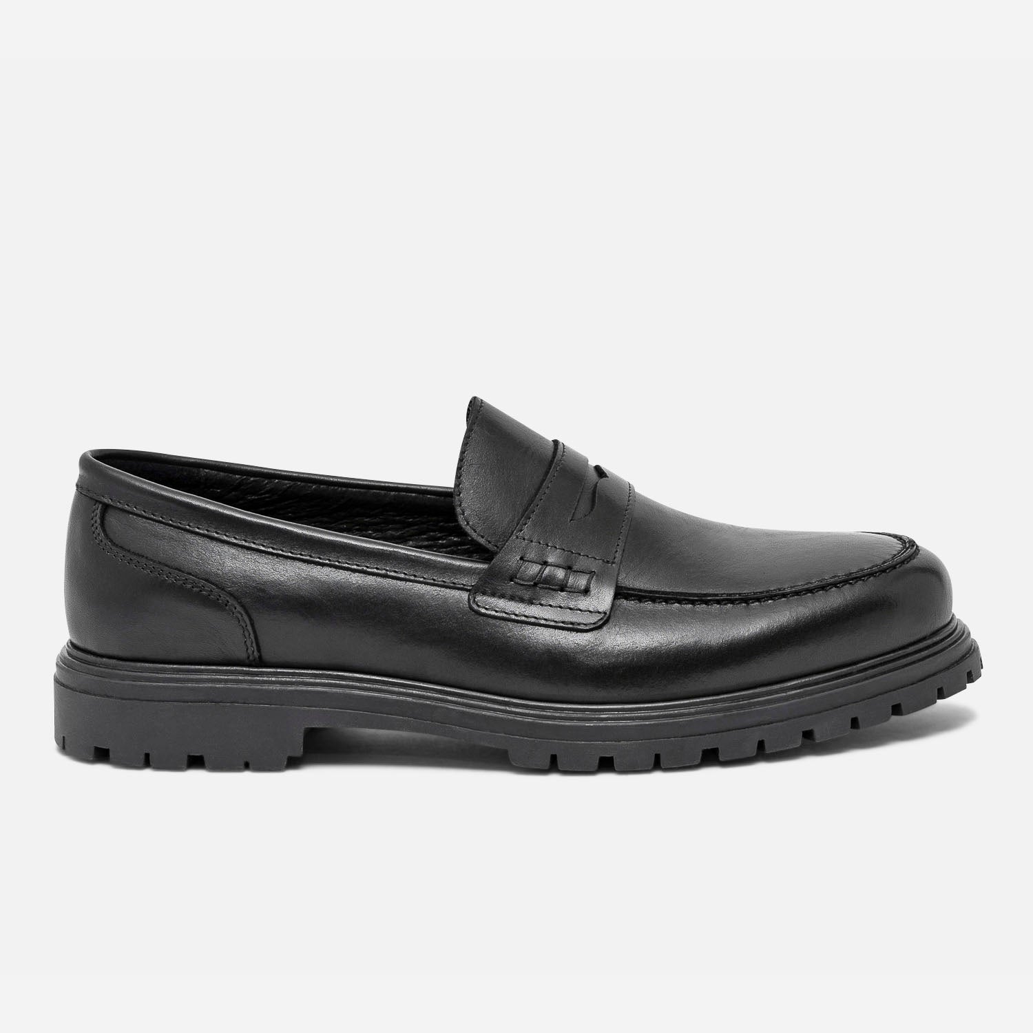 Mocassin noir clearance