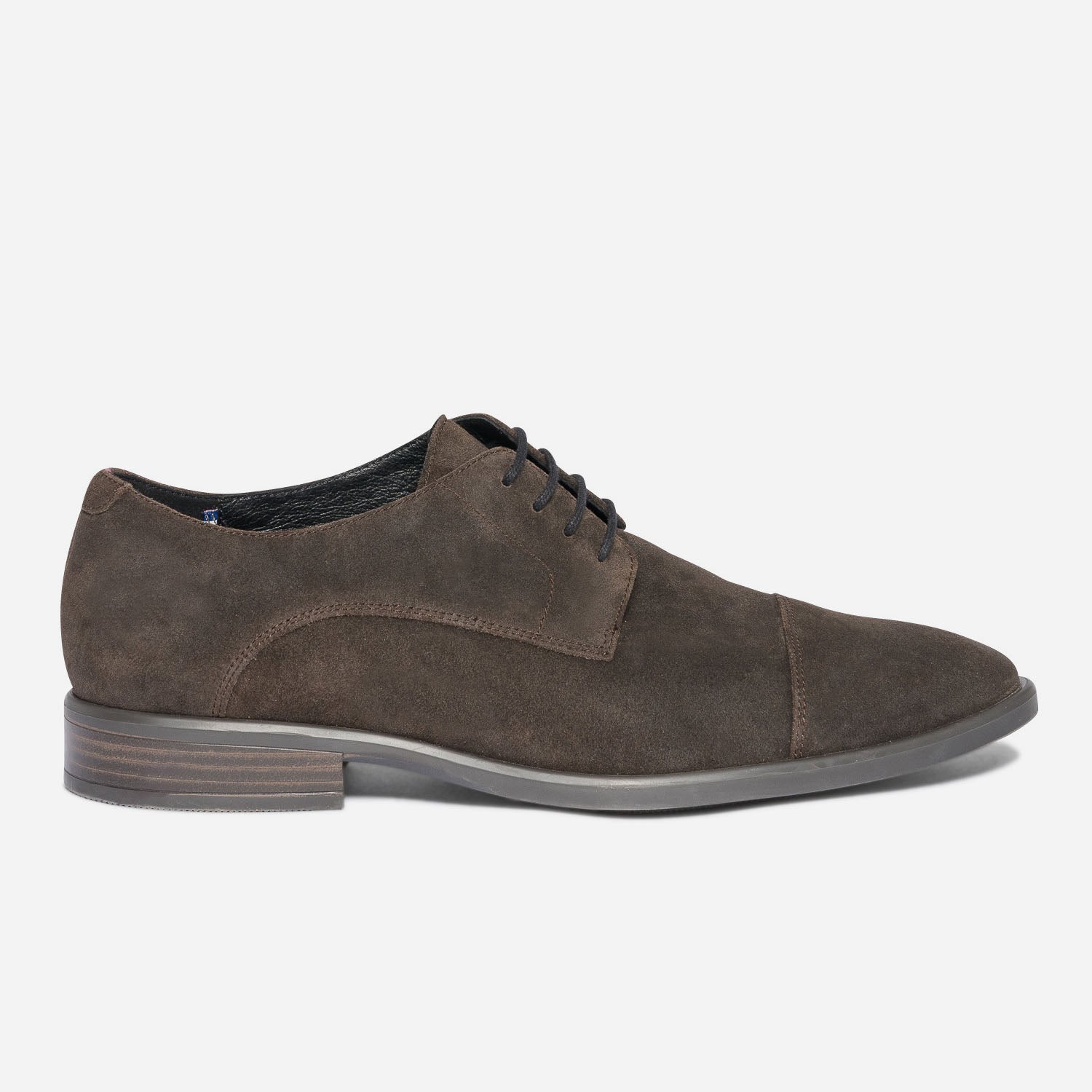 Derby ERAM FLEX marron en cuir velours Chaussures de ville Homme ERAM
