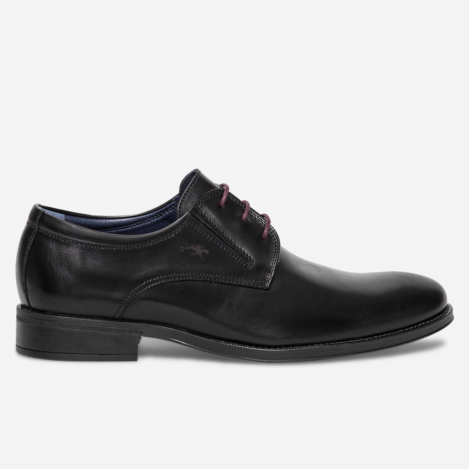 Derby Fluchos Herdcles cuir noir Chaussures de ville Homme ERAM