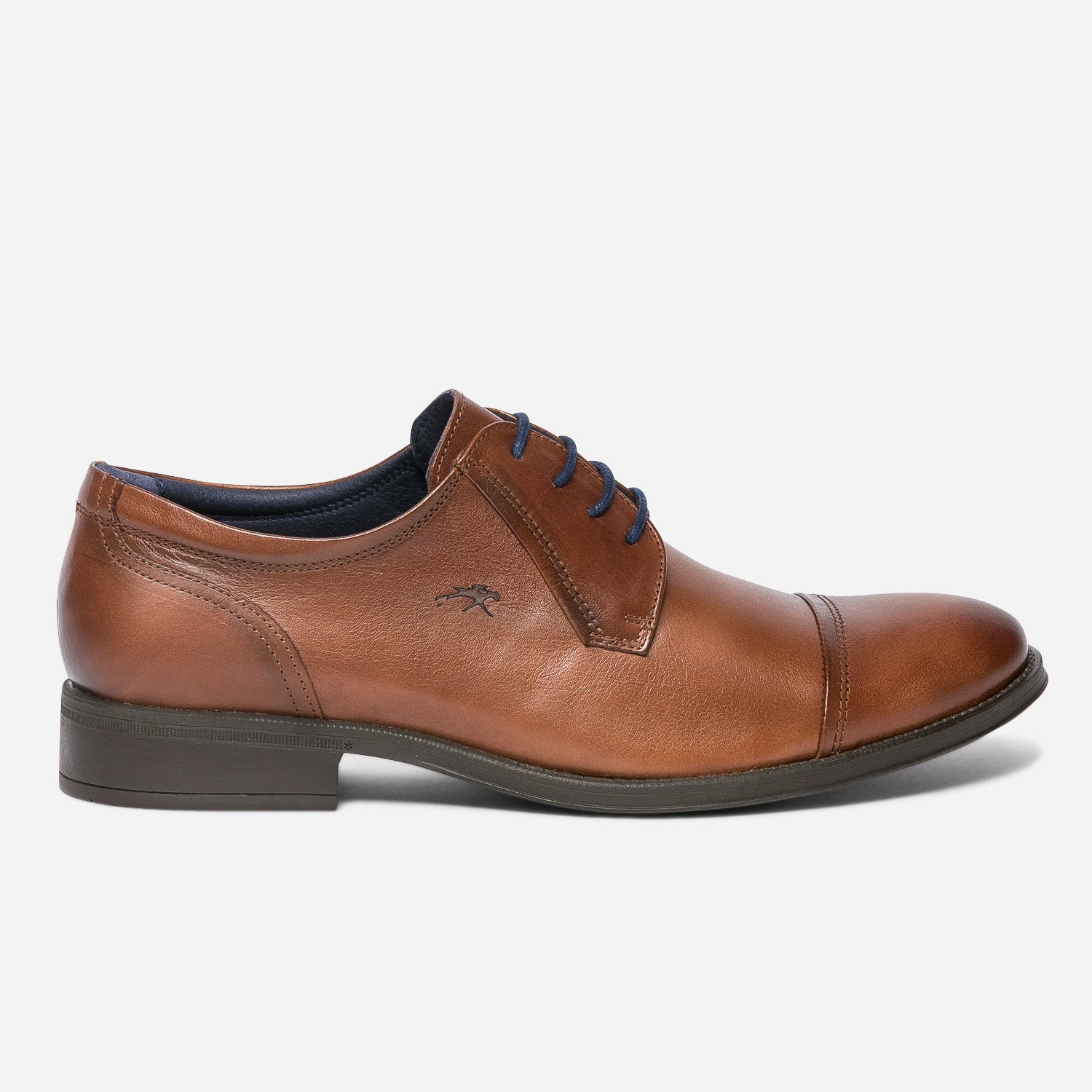 Derby FLUCHOS cognac en cuir Chaussures de ville Homme ERAM