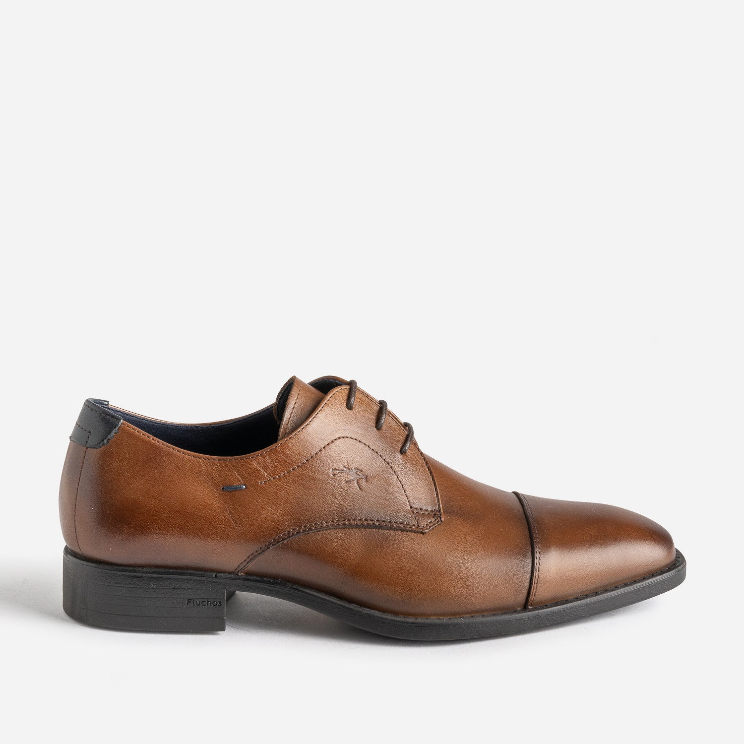 Derby FLUCHOS camel cuir bout Moli re