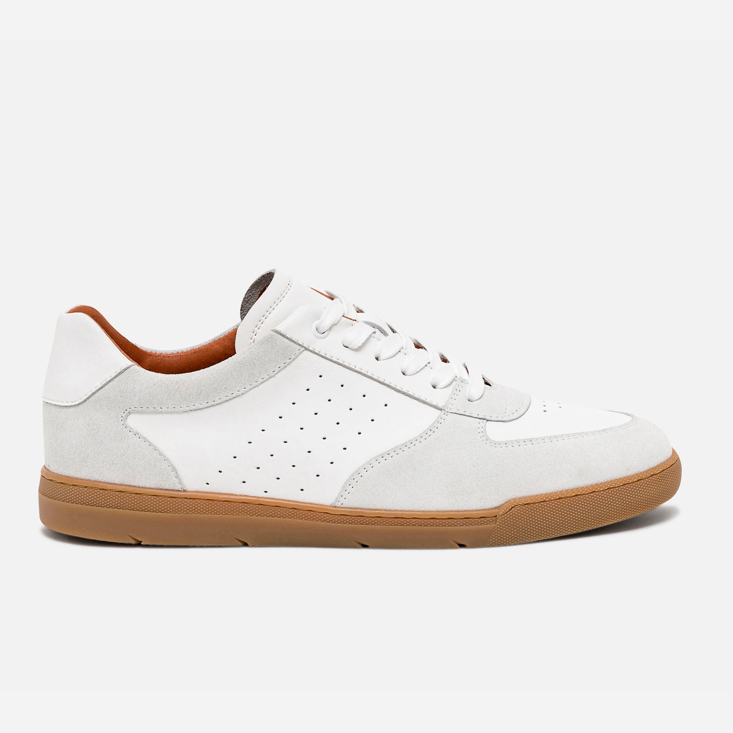 Tennis blanche cuir sales