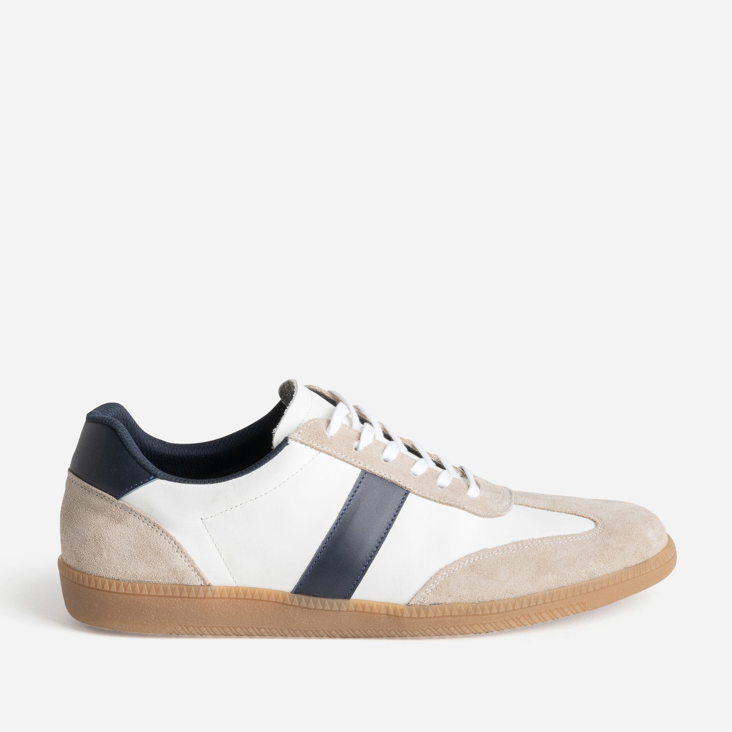 Tennis blanche cuir top
