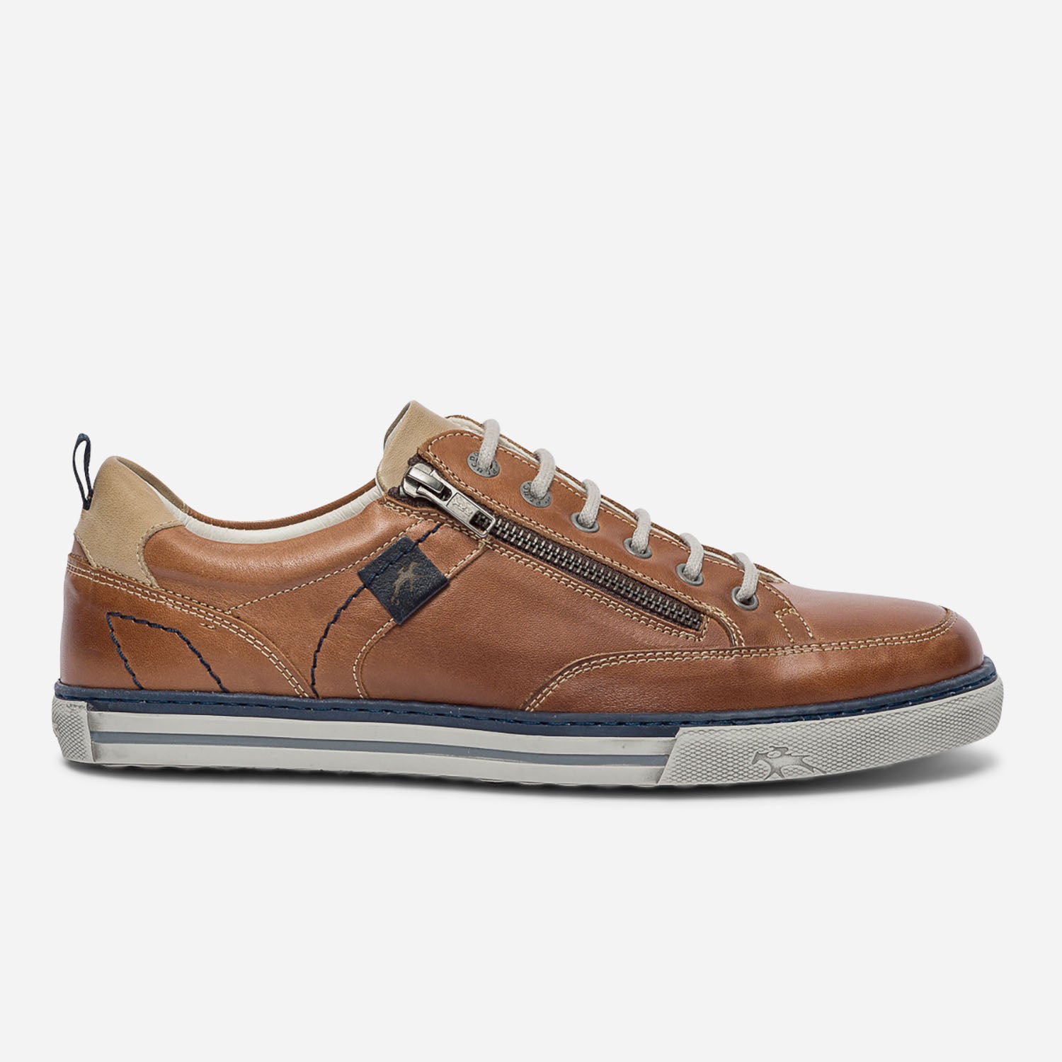 Tennis FLUCHOS cognac en cuir Eram Homme ERAM