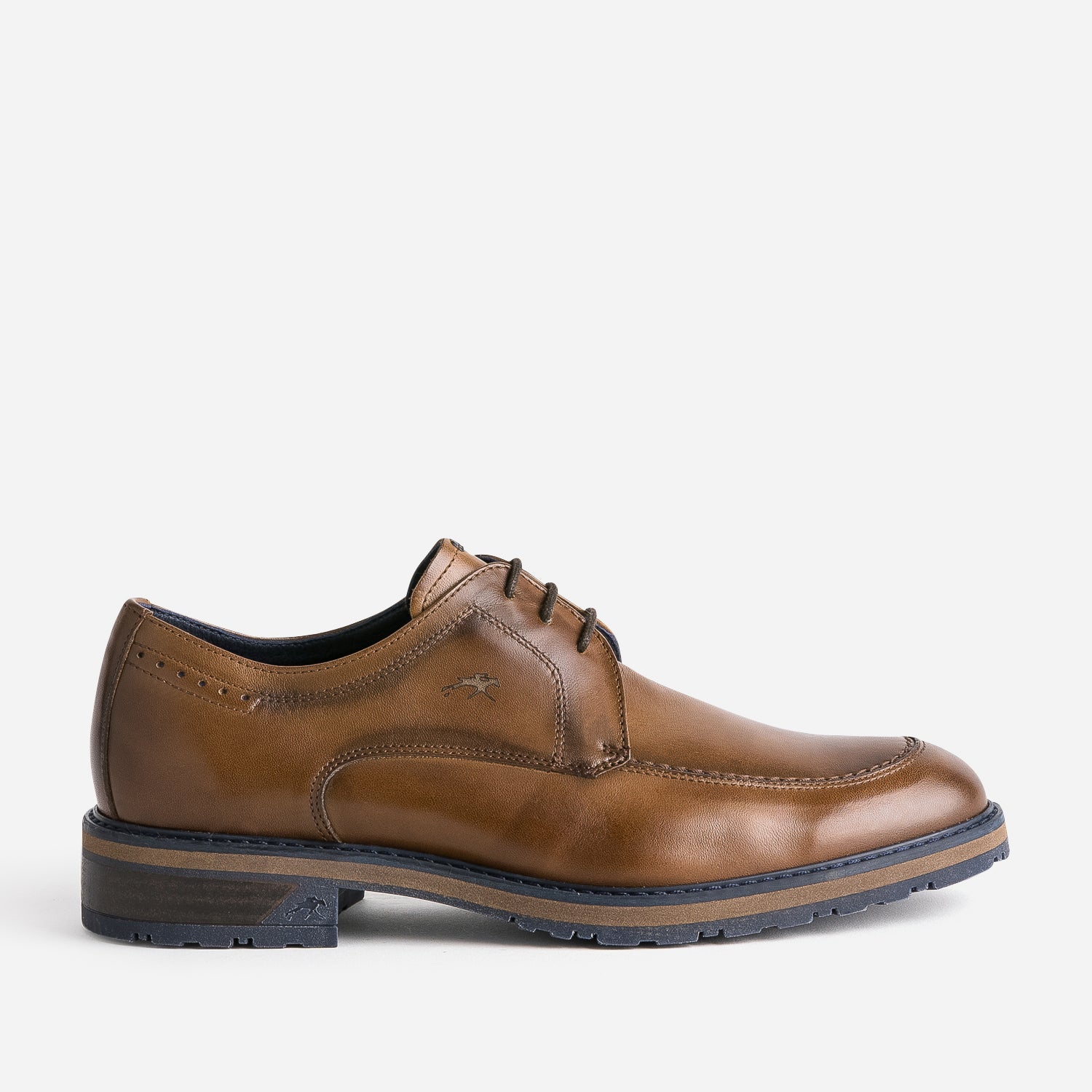 Derby FLUCHOS marron clair en cuir Chaussures de ville Homme ERAM