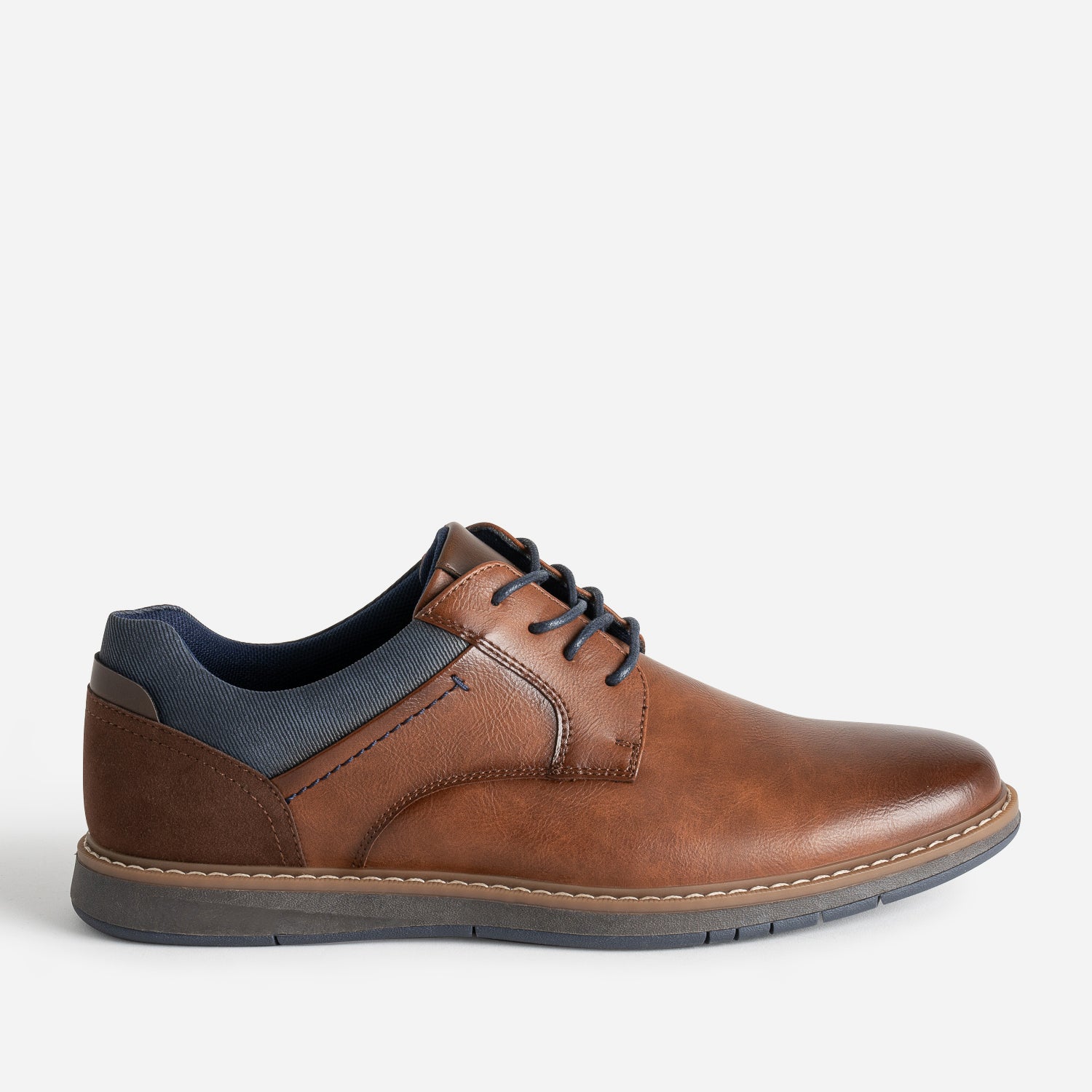 Derby confort cognac Chaussures de ville Homme ERAM