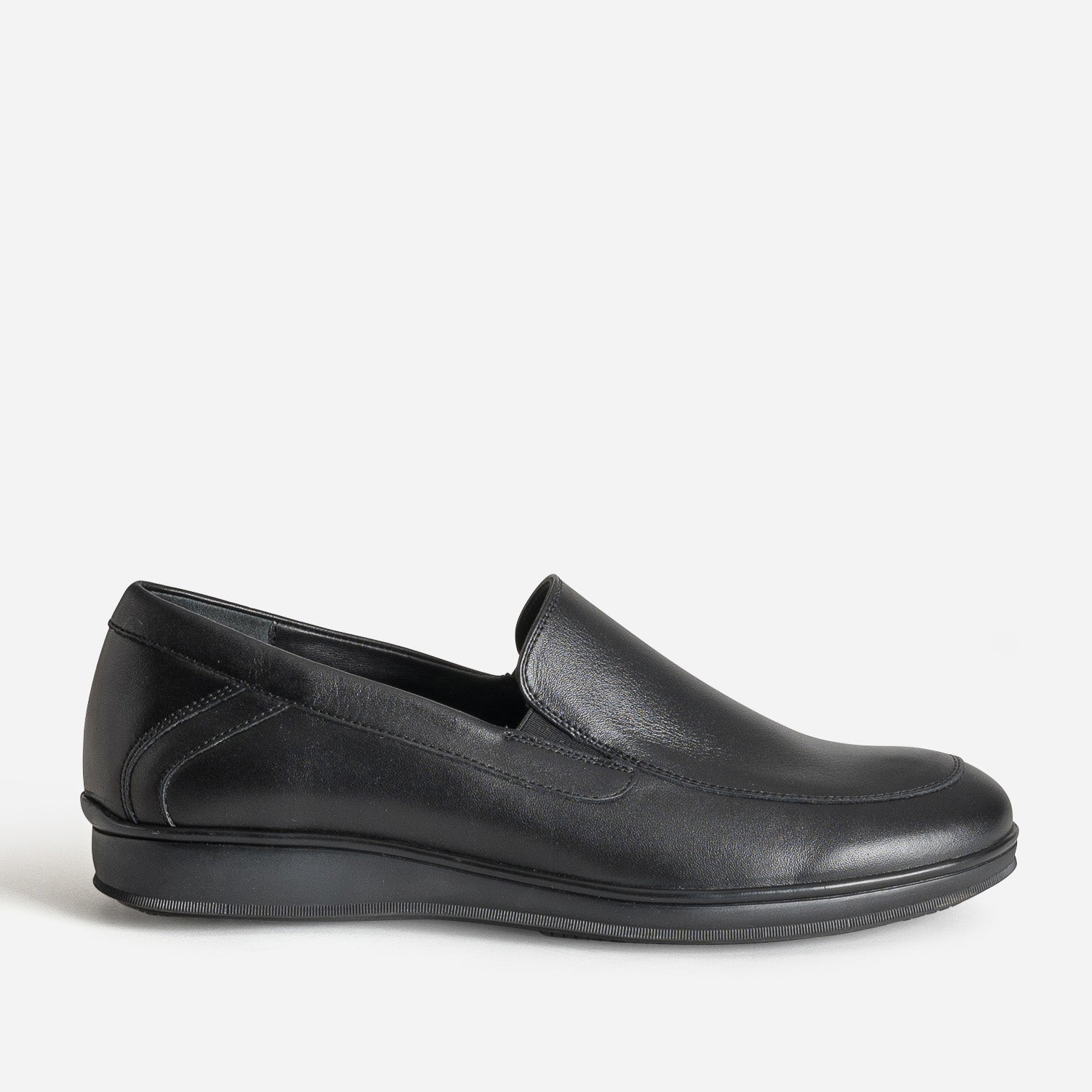 Slip on cuir noir top