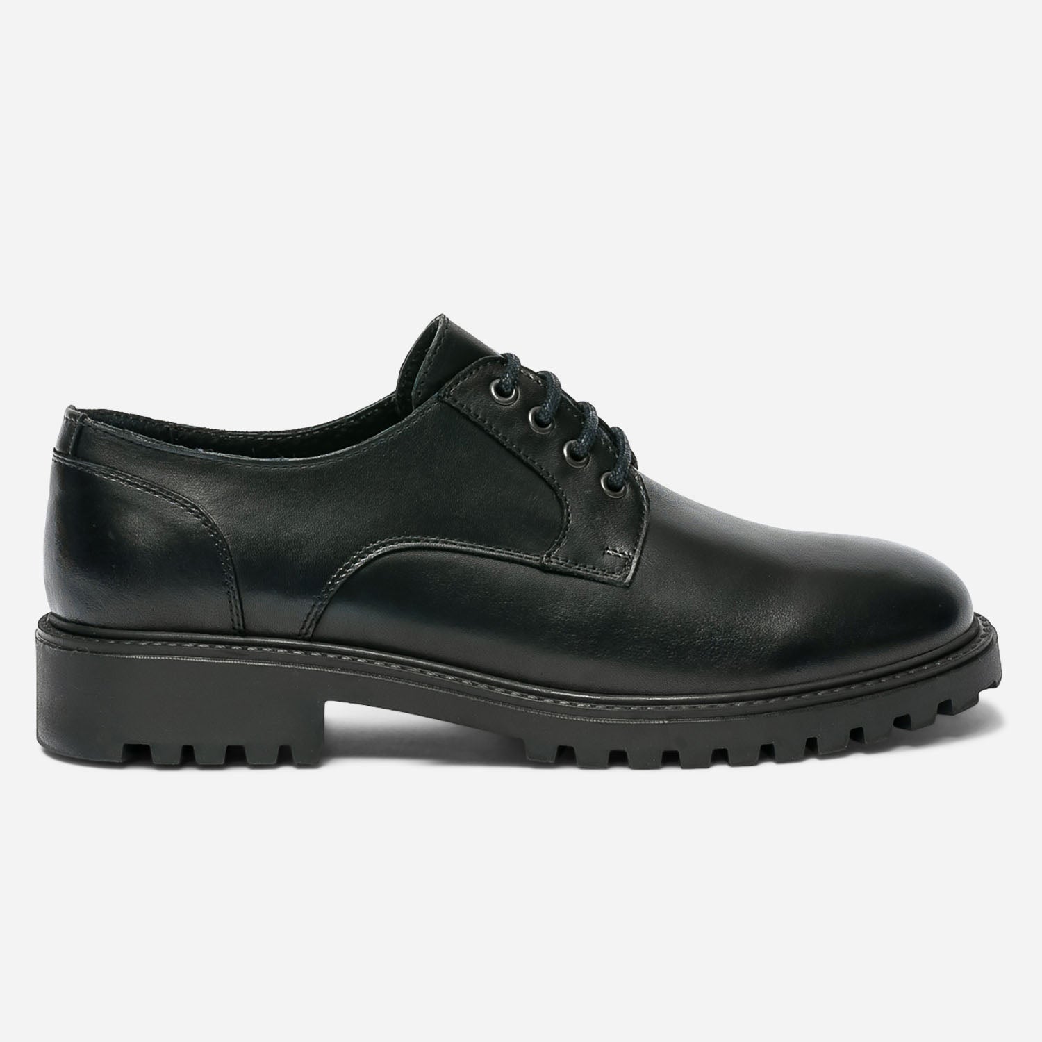 Derby noir en cuir semelle crant e Eram Homme ERAM