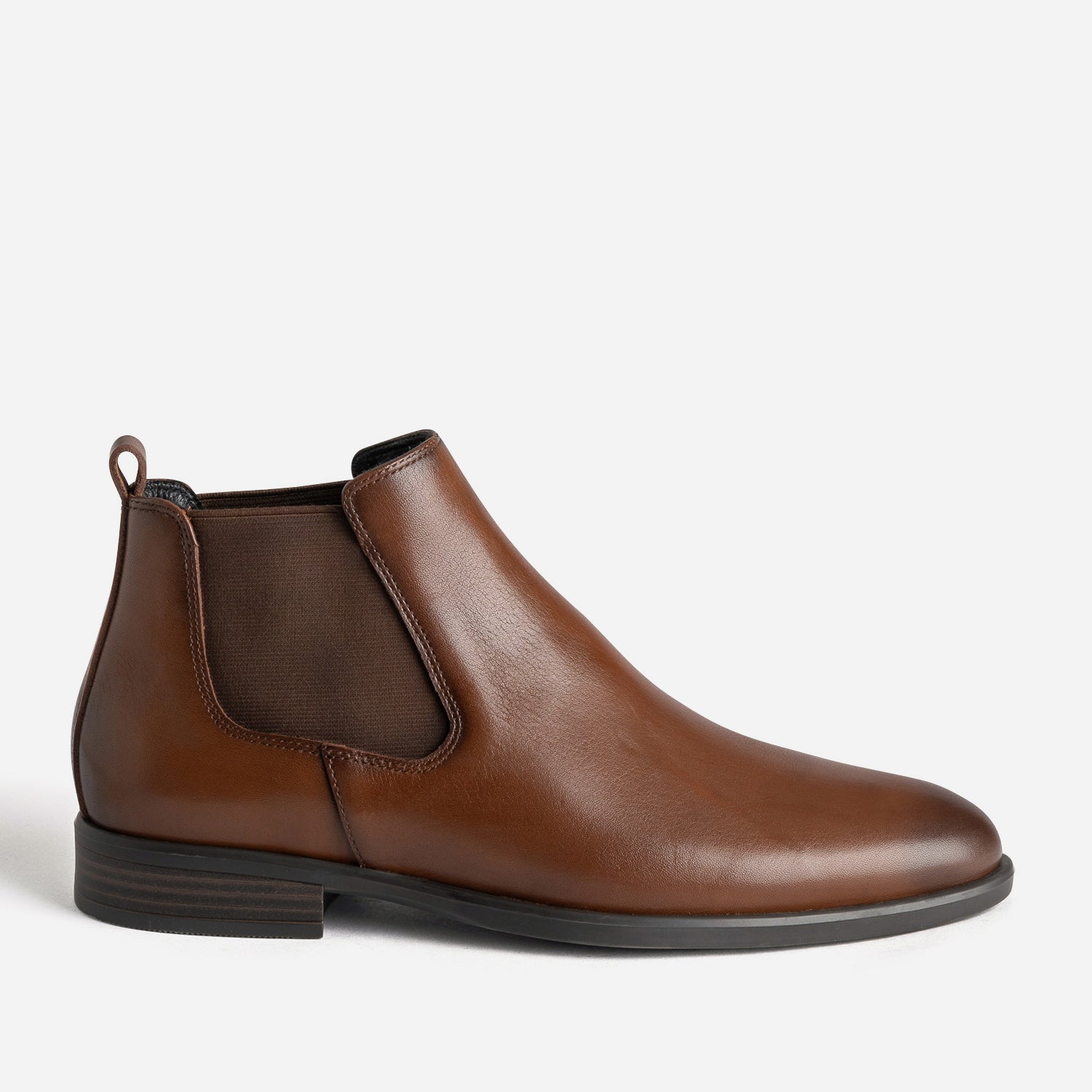 Boots cuir cognac shop