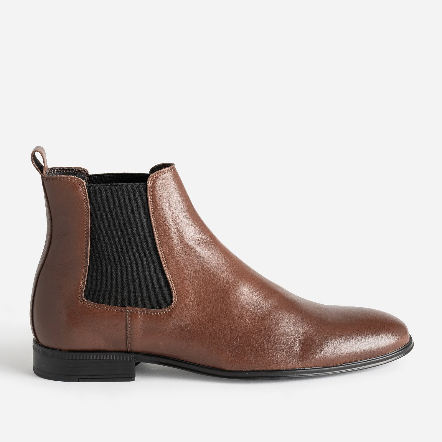 Chelsea boots cuir ERAM FLEX cognac Boots Homme ERAM