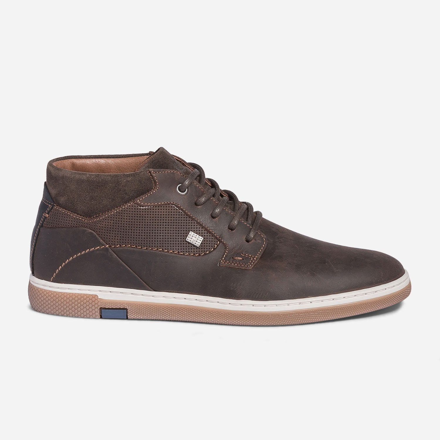 Derby confort montant TBS marron en cuir Boots Homme ERAM