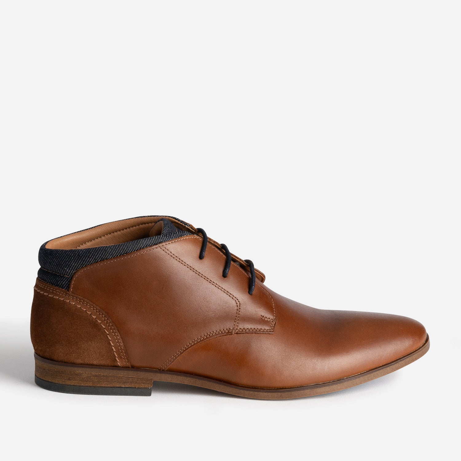 Boots en cuir cognac Boots Homme ERAM