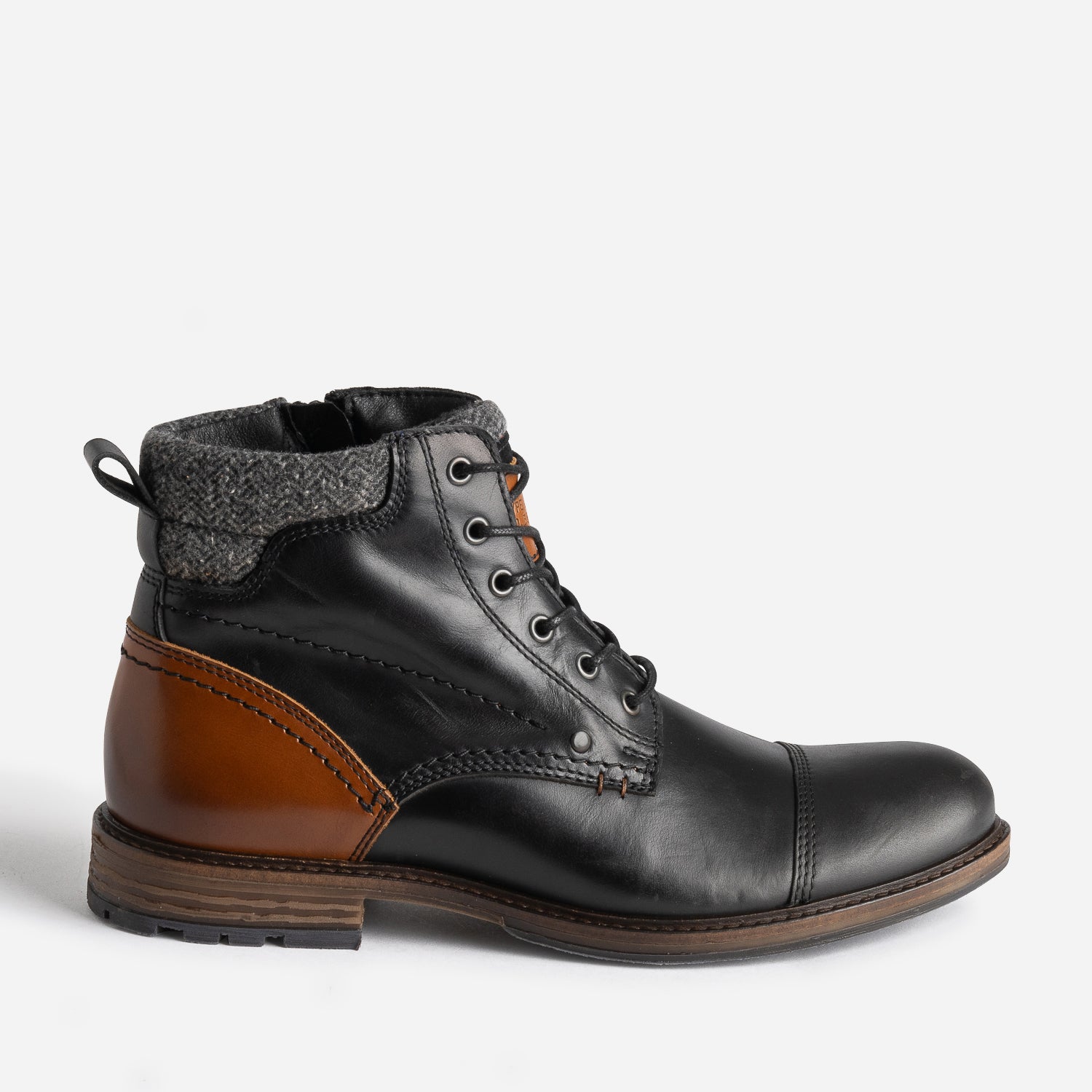 Boots homme a lacet cheap