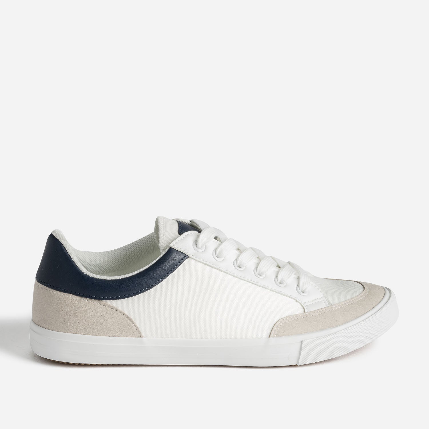 Chaussure blanche deals toile homme