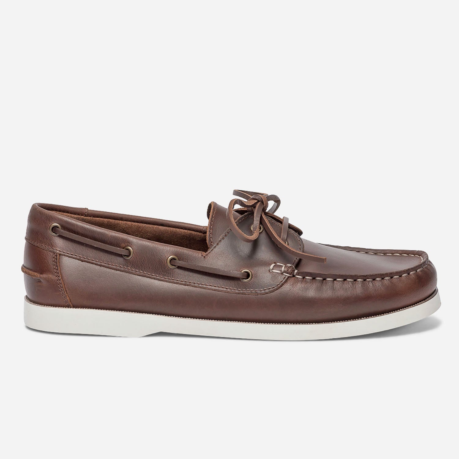 Chaussure bateau marron en cuir Chaussures Bateau Homme ERAM