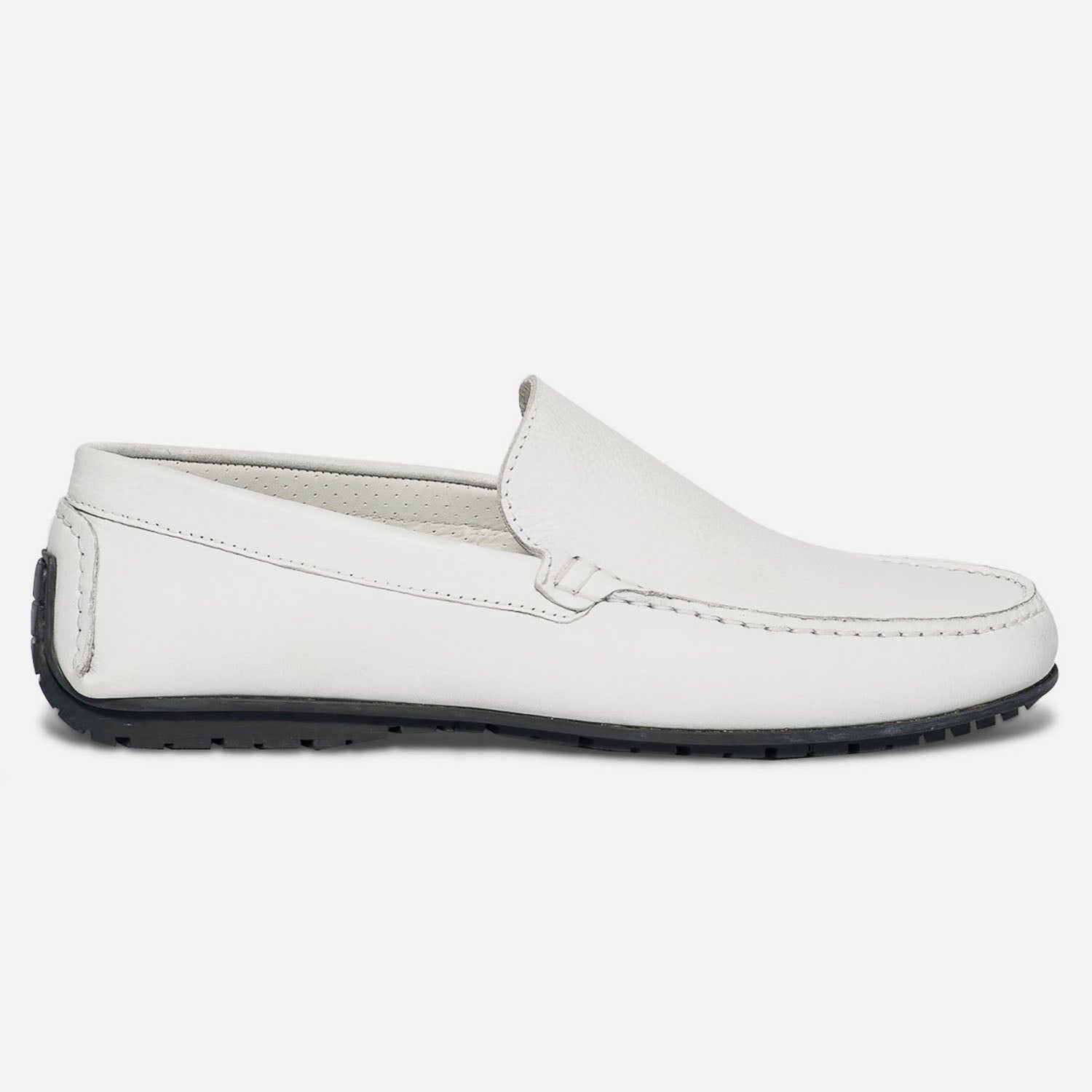 Mocassin blanc top homme pas cher