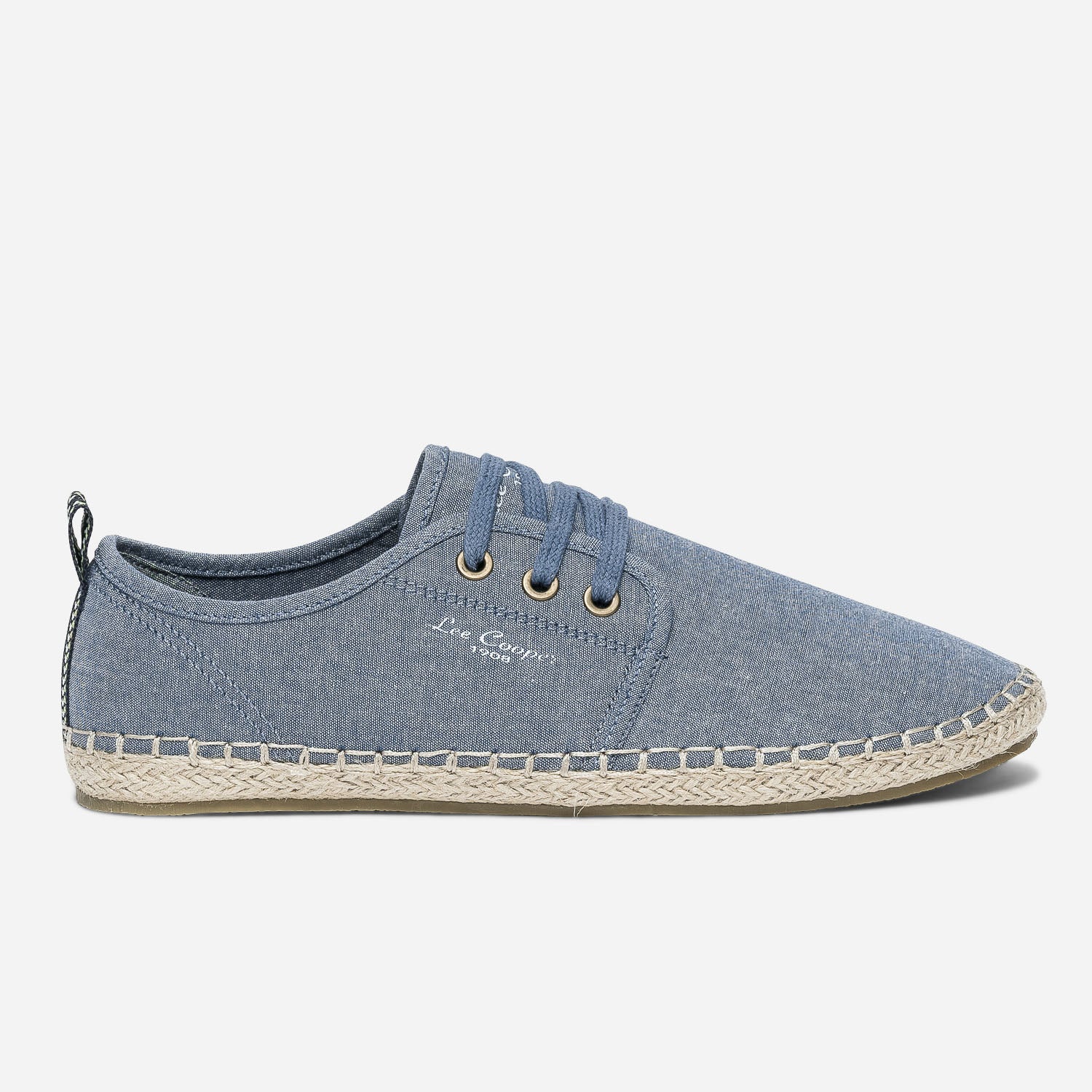 Tennis LEE COOPER bleu chambray en toile