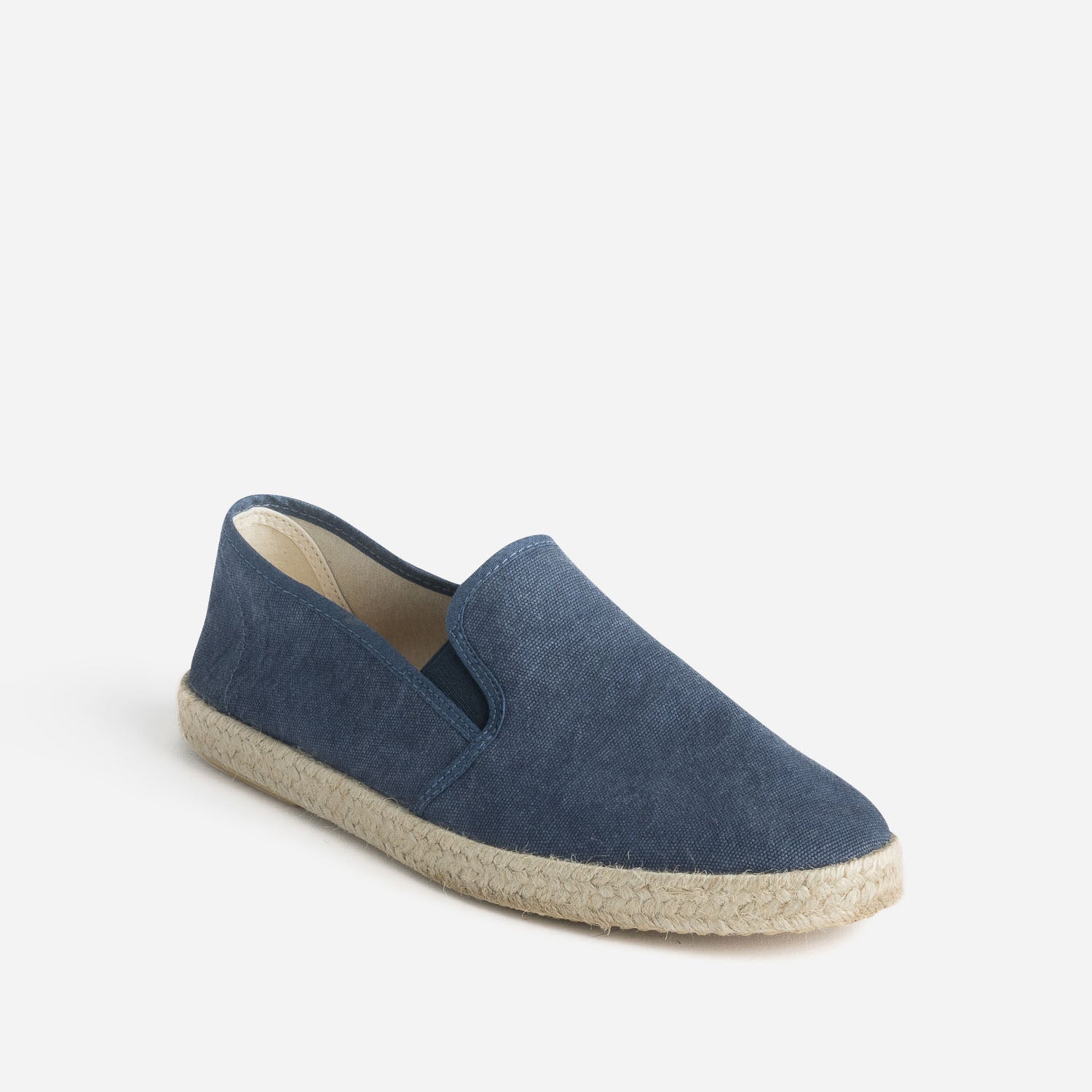 Slip on marine en toile sur semelle corde Espadrilles Homme ERAM