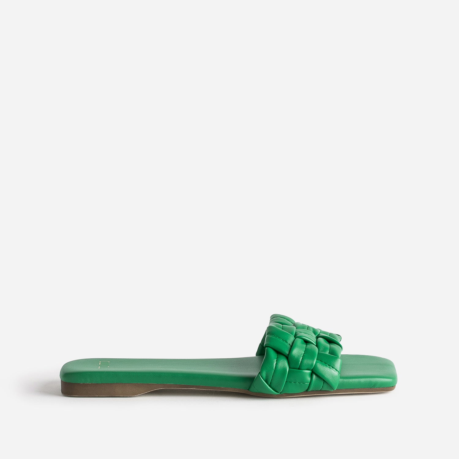 Mule TEXTO verte a bride tressee Mules Tongs Femme ERAM