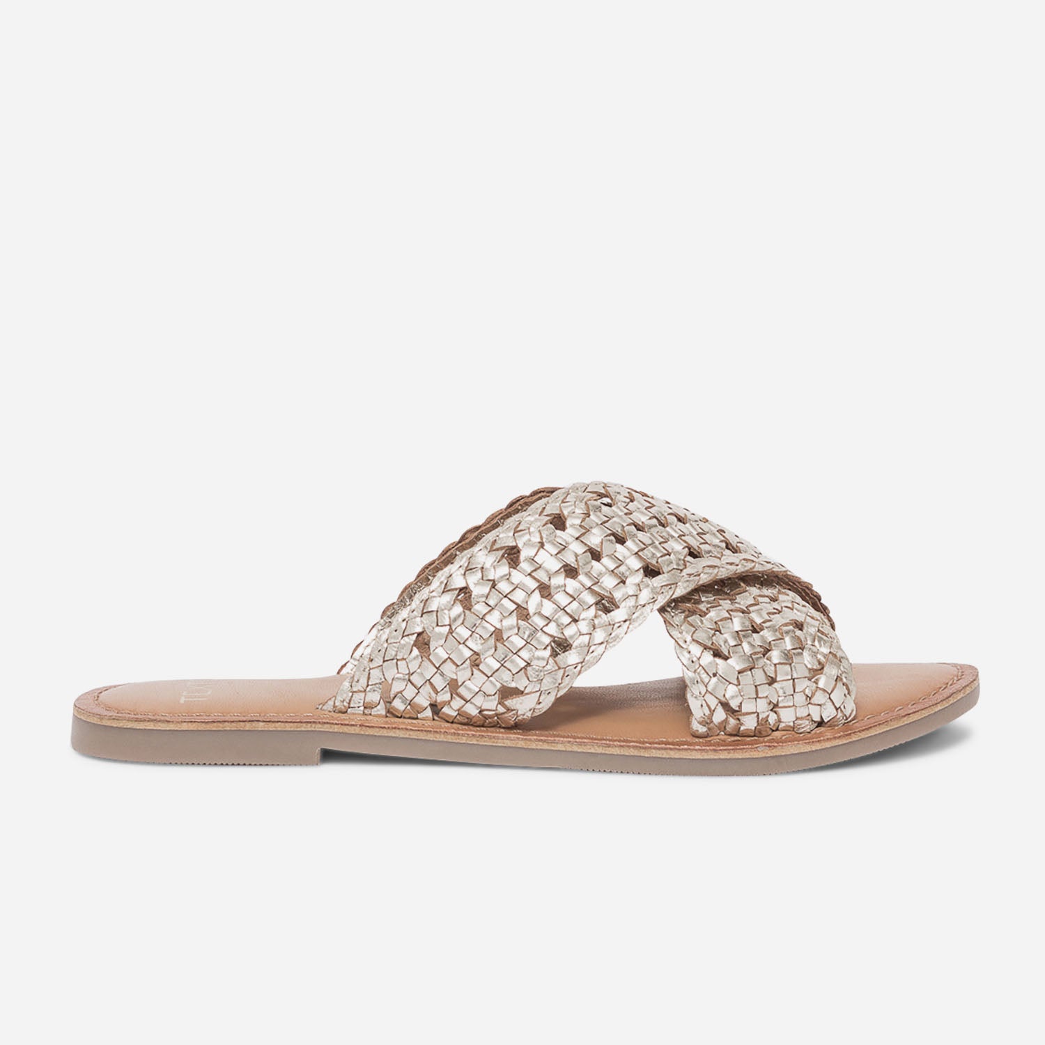 Mules cuir sales tressé