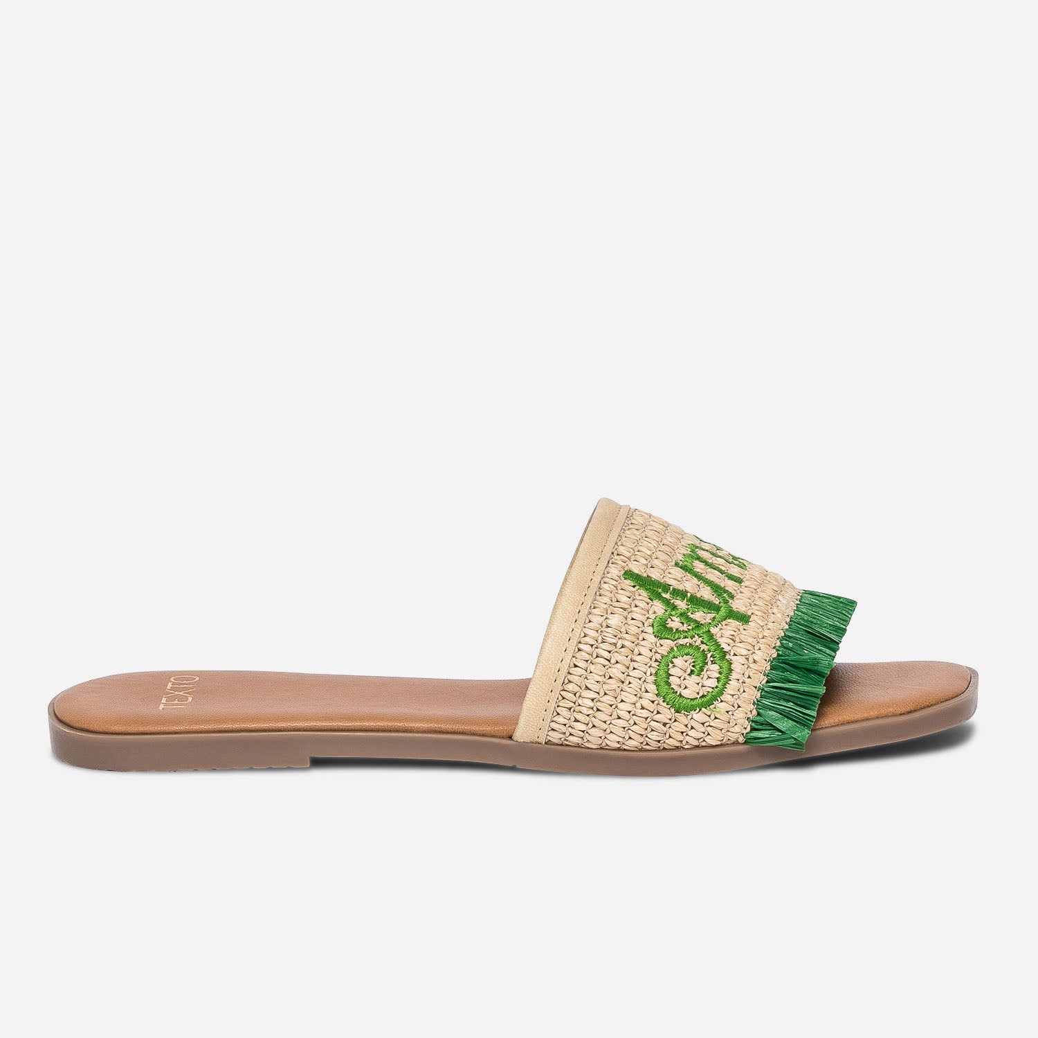 Mules texto new arrivals