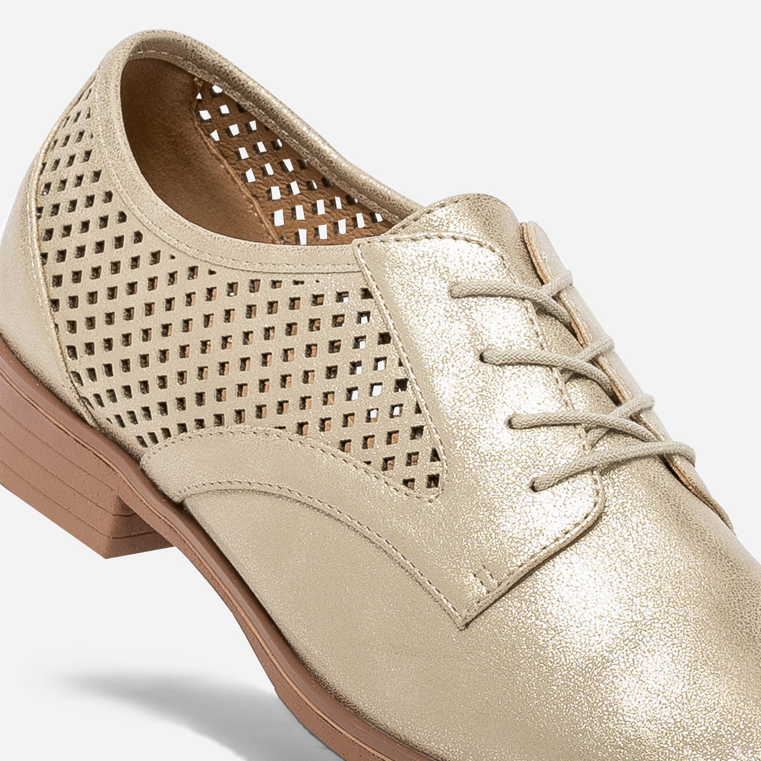 Derby dore ajoure Eram Femme ERAM