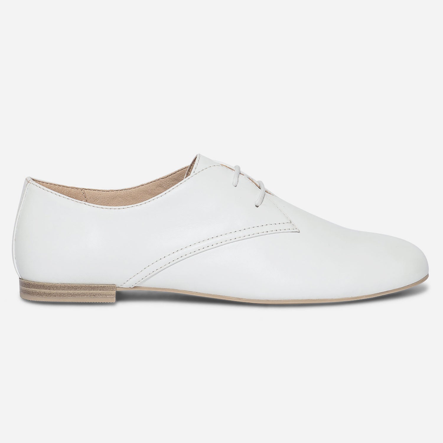 Derbies blanches femme best sale