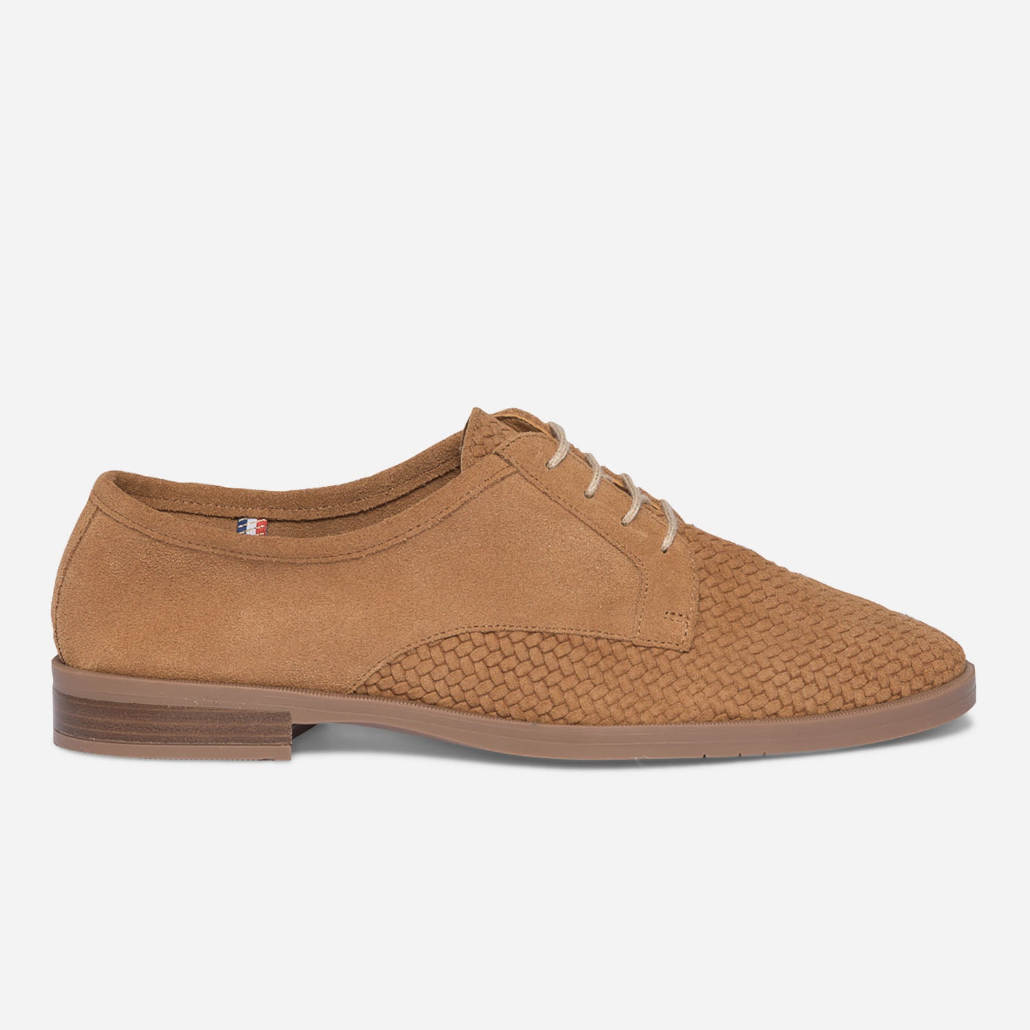Derby femme daim sale