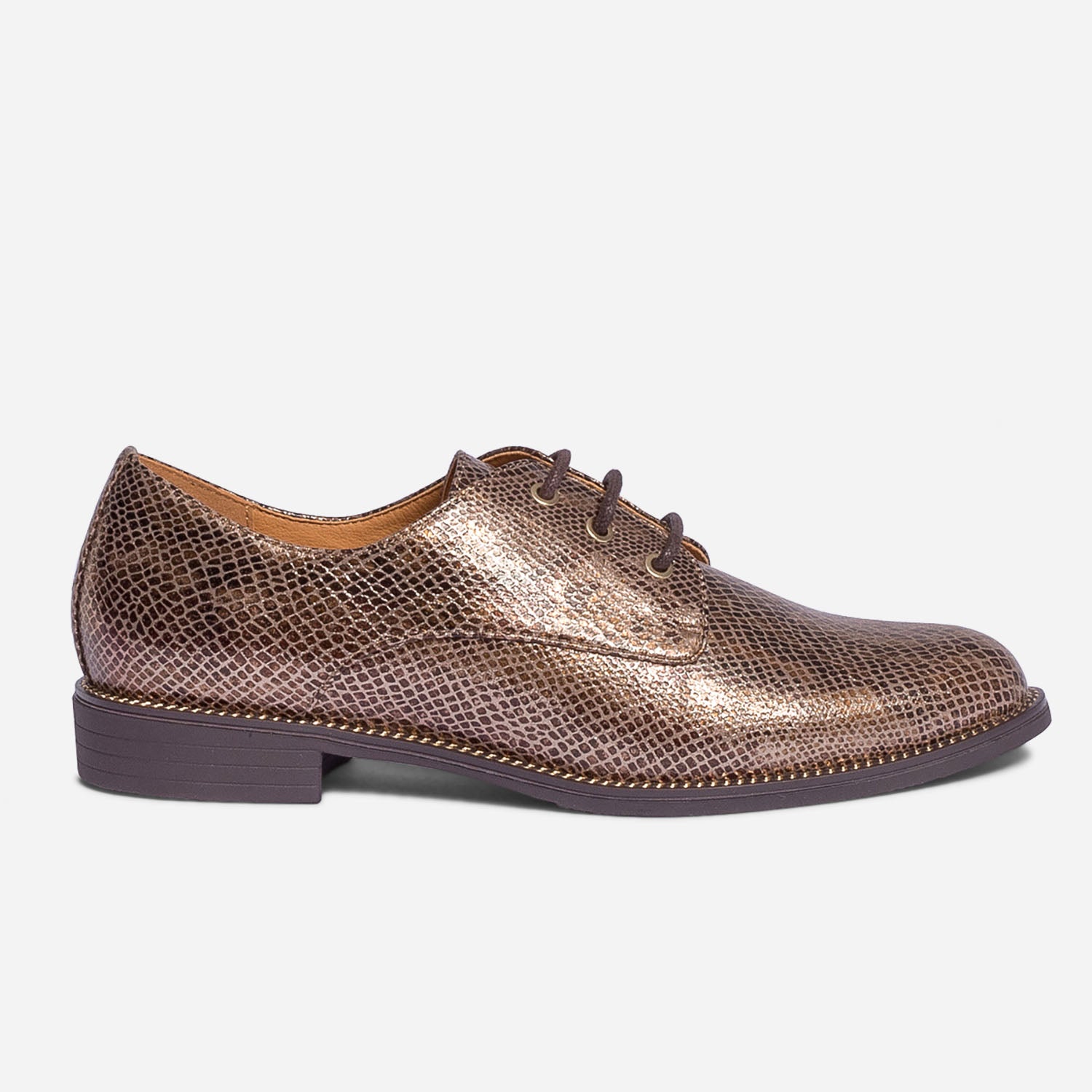 Derbies python femme discount