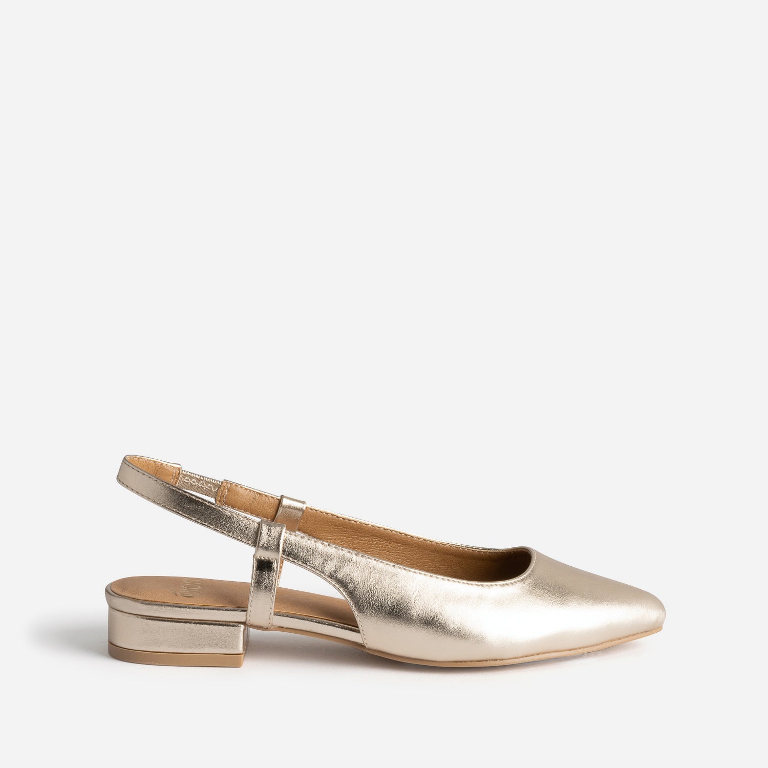 Ballerine slingback doree Ballerines Femme ERAM