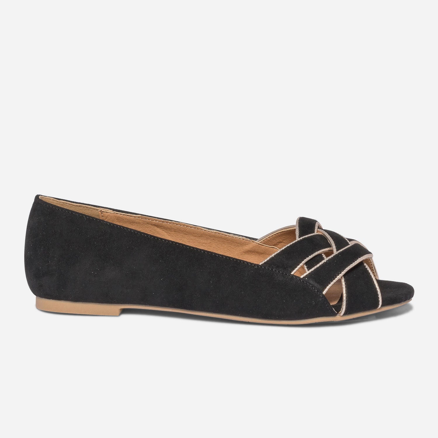 Ballerine best sale open toe
