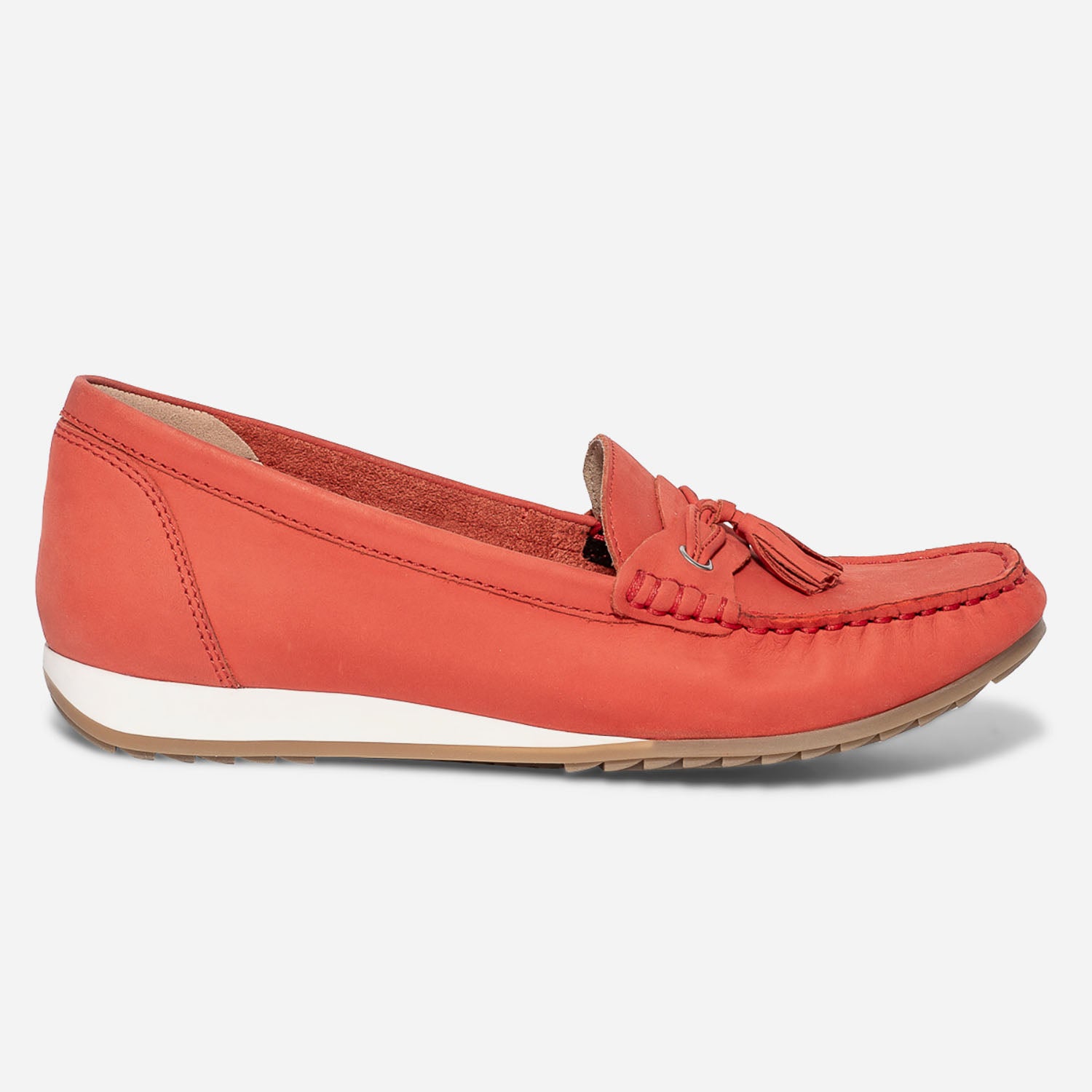 Mocassin hot sale rouge femme