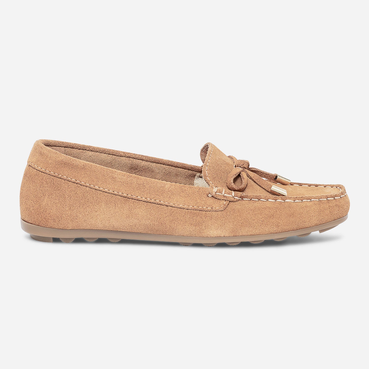 Mocassin camel top