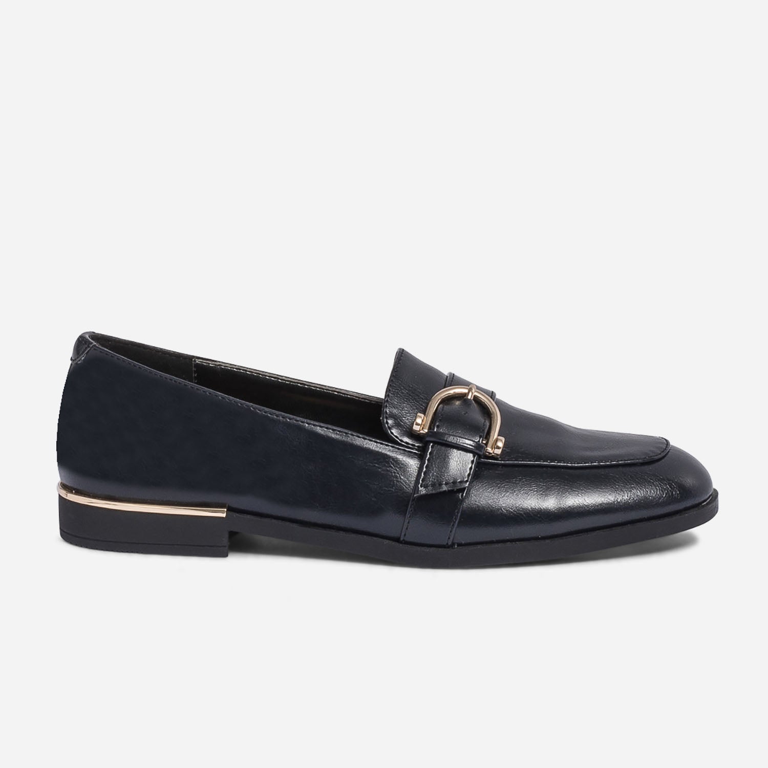 Mocassin marine boucle Mocassins Slippers Femme ERAM
