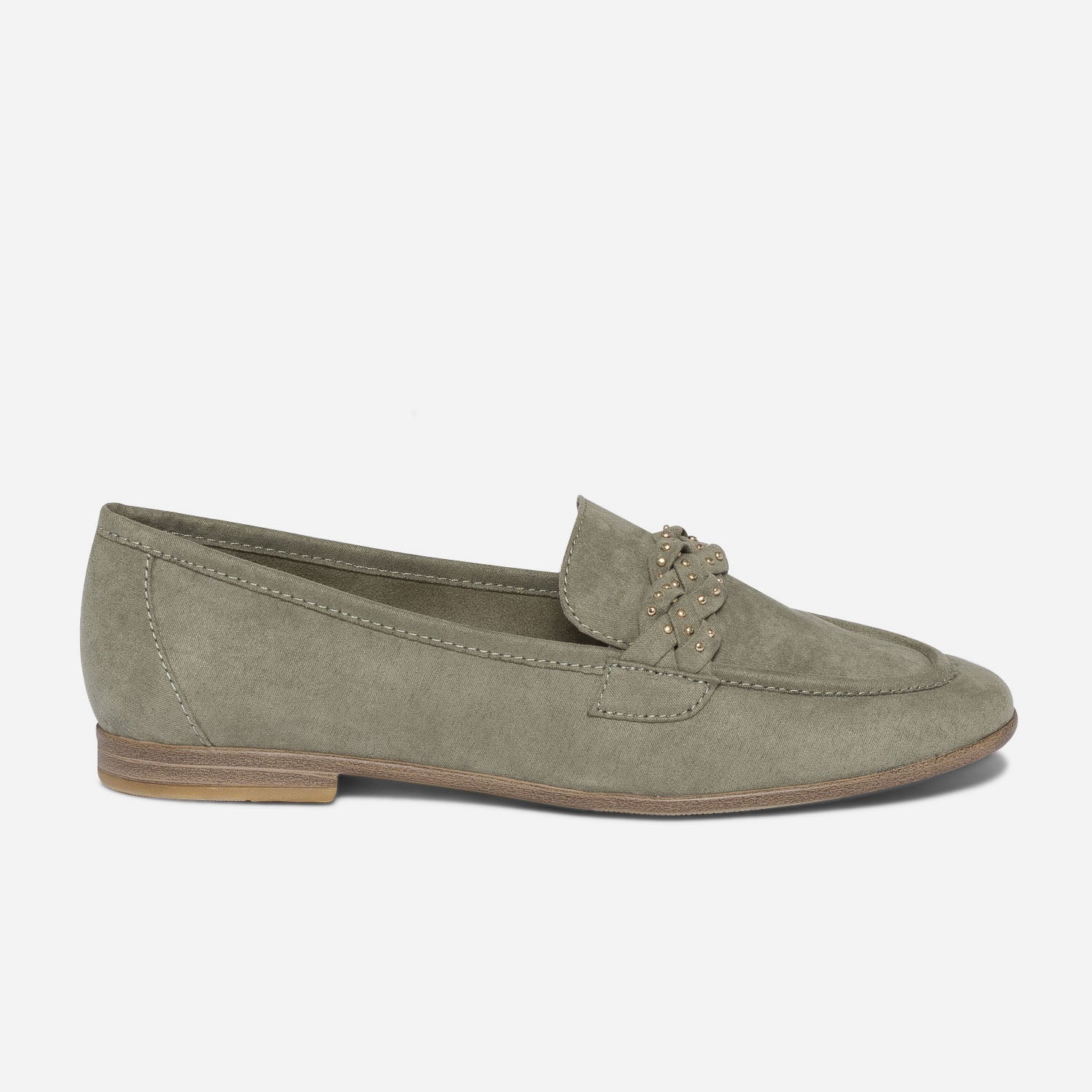Mocassin kaki femme discount