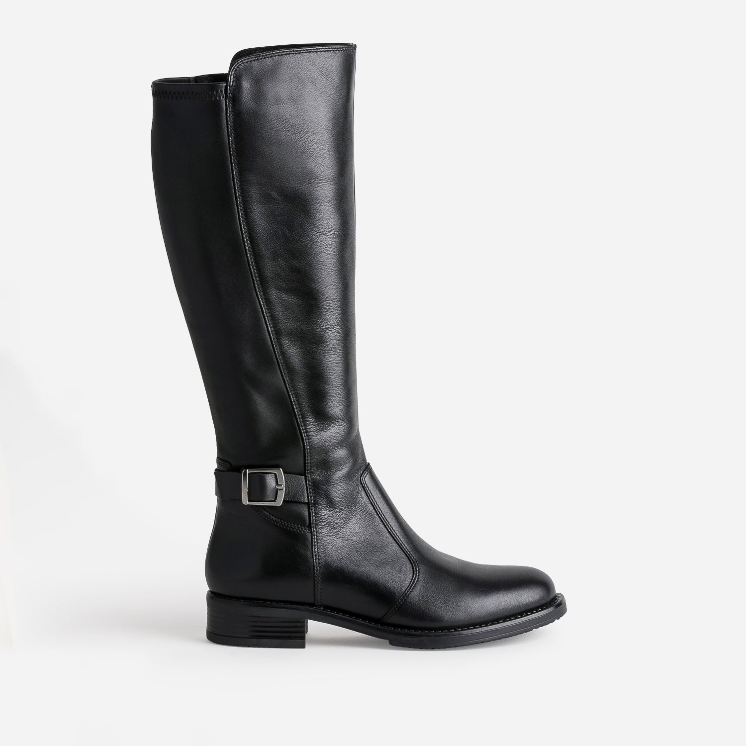 Botte noire avec boucle Bottes Femme ERAM
