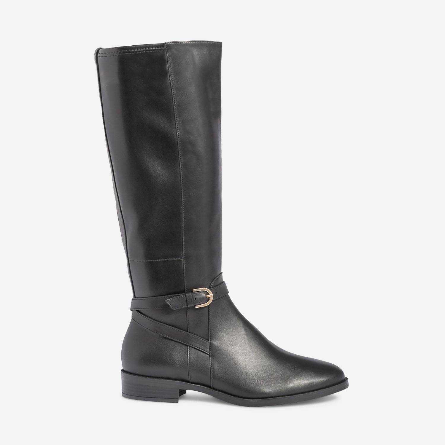 Botte ERAM FLEX noire en cuir bride Bottes Femme ERAM